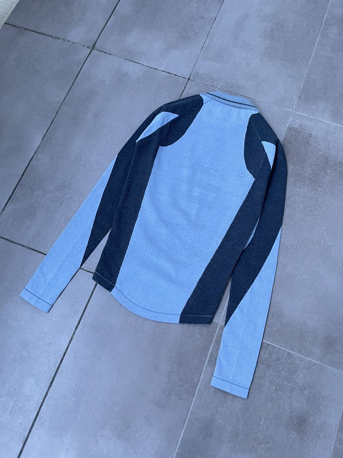 Saul Nash !DS! SS23 Saul Nash Blue Drop Stitch Polo Longsleeve Size US S / EU 44-46 / 1 - 13 Thumbnail