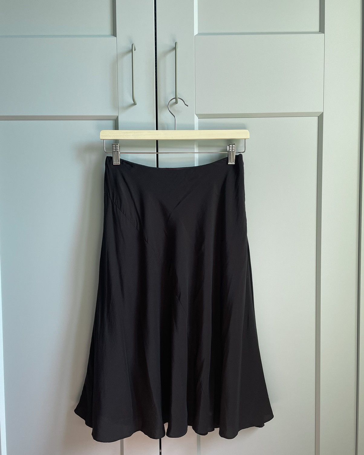 Vintage Vintage Comptoir des Cotonniers Silk Bias Skirt Size 26" / US 2 / IT 38 - 6 Thumbnail