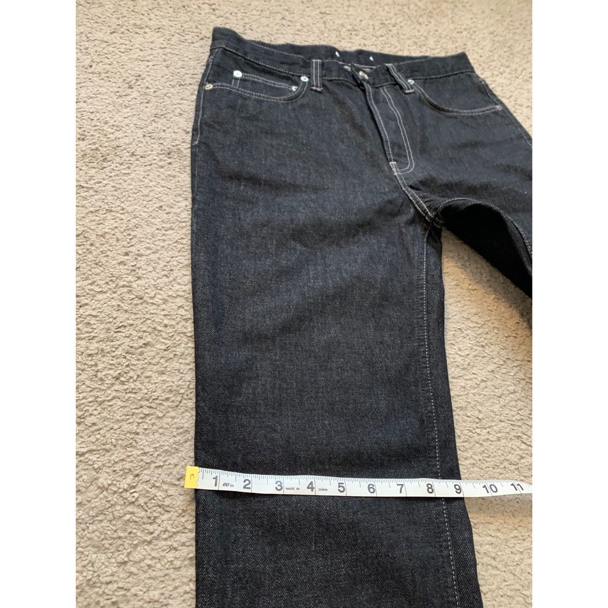 Helmut Lang HELMUT LANG BLACK EMBROIDERY JEANS Size US 31 - 15 Thumbnail