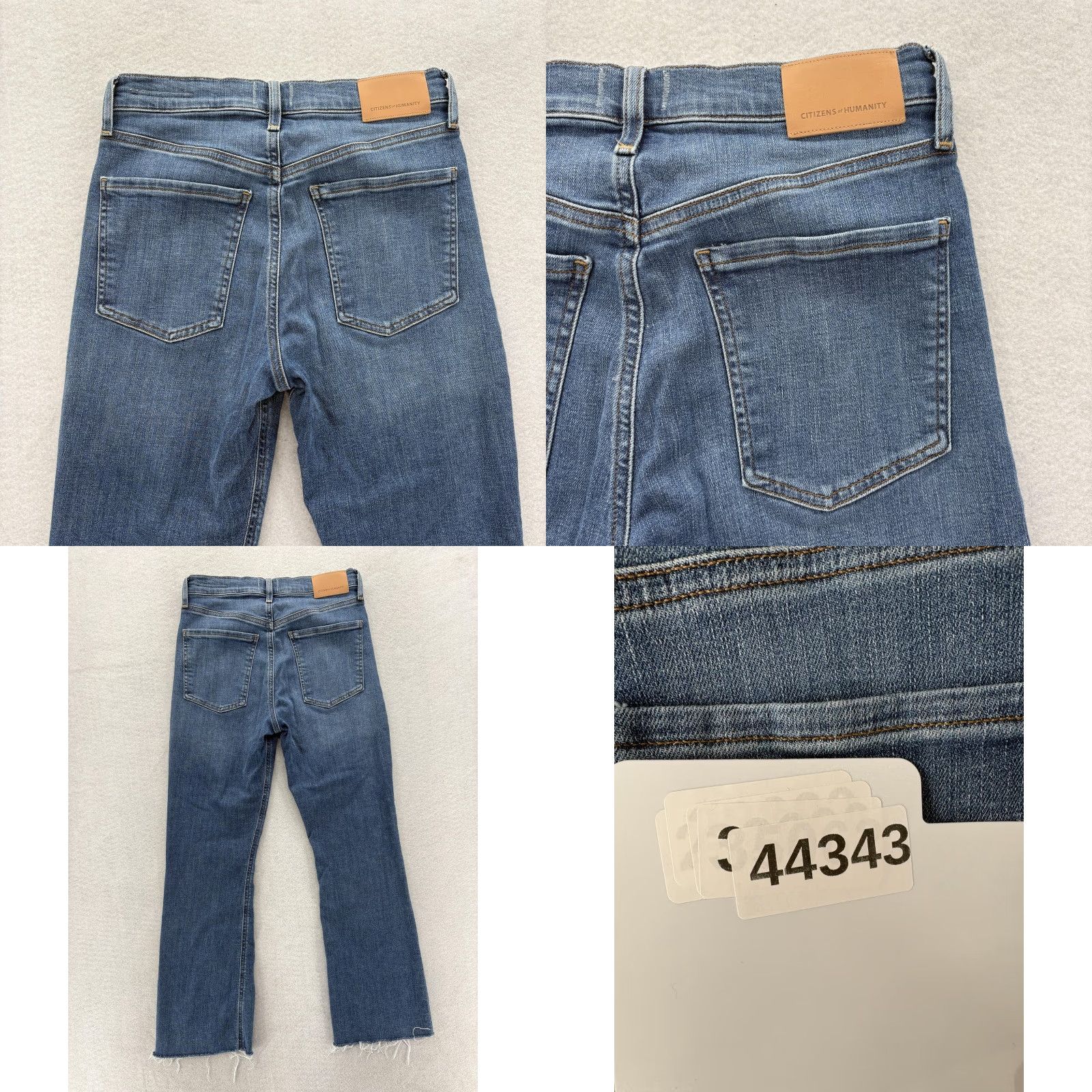 Citizens Of Humanity VINTAGE Citizens of Humanity Jeans Womens 26 Blue Isola Bootcut Raw Hem Stretch Denim Size 26" / US 2 / IT 38 - 9 Thumbnail