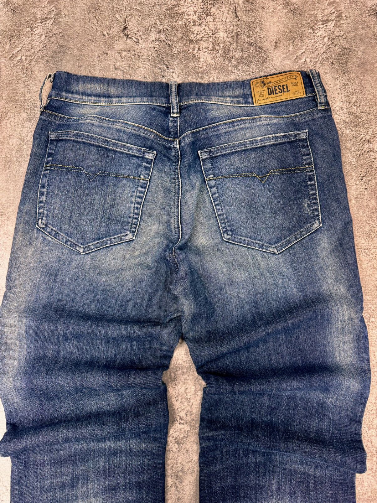 Diesel Diesel Men Jeans Blue Straight Fit Size 30 Size US 30 / EU 46 - 3 Thumbnail