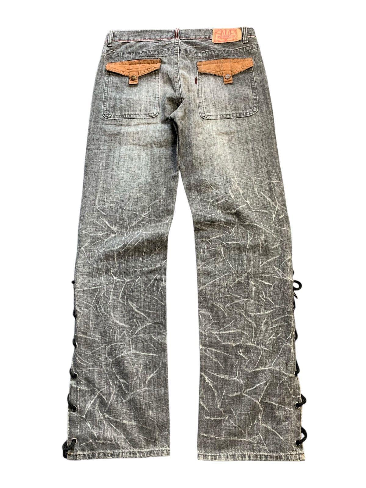 If Six Was Nine × Japanese Brand × Le Grande Bleu (L.G.B.) Lace up solberry pant vkei style japanese brand Size US 32 / EU 48 - 5 Thumbnail