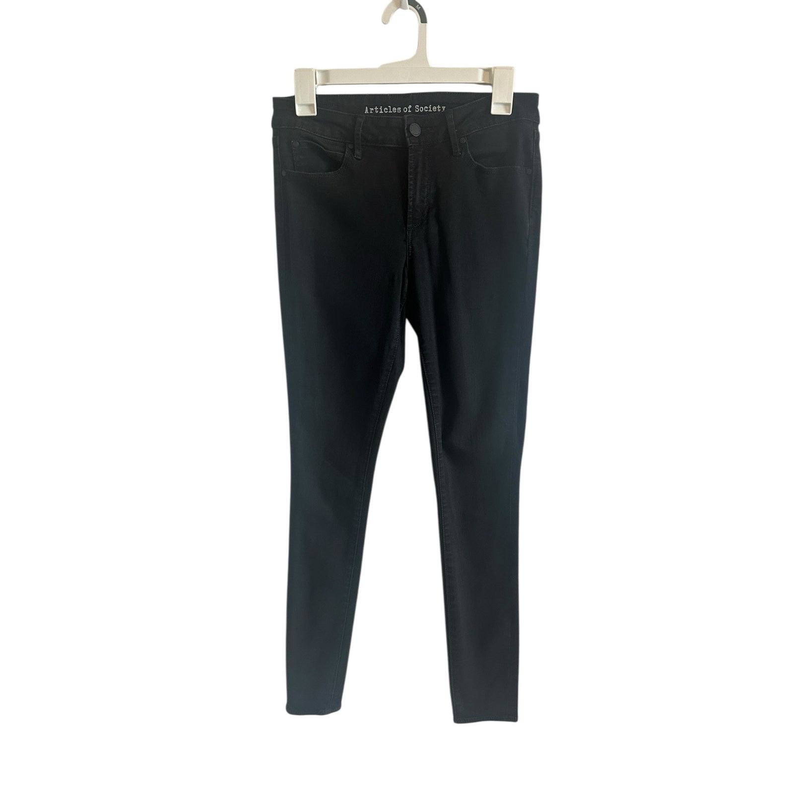 Other Articles Of Society Skinny Mid Waist Cotton Casual Jeans Size 27" / US 4 / IT 40 - 2 Thumbnail