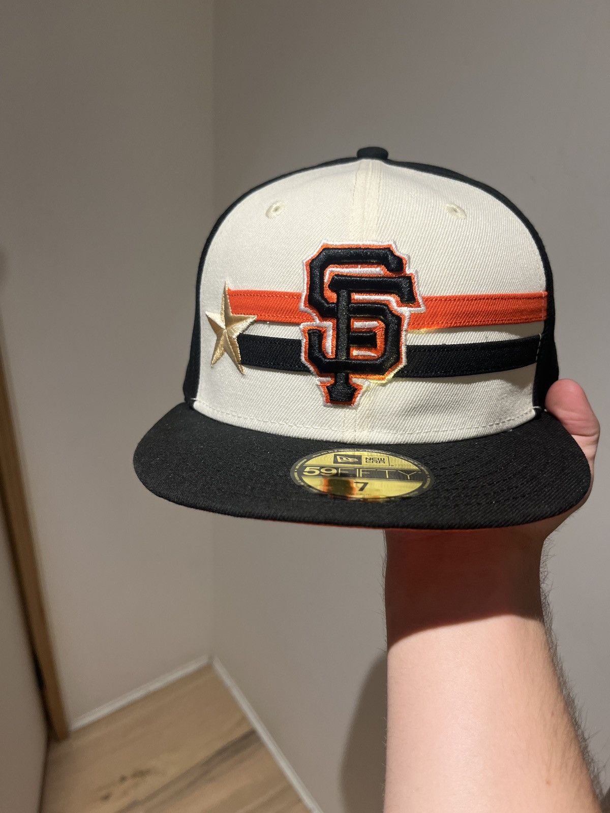 MLB × New Era SF Giants 59Fifty Size 7 With Patches Size ONE SIZE - 1 Thumbnail