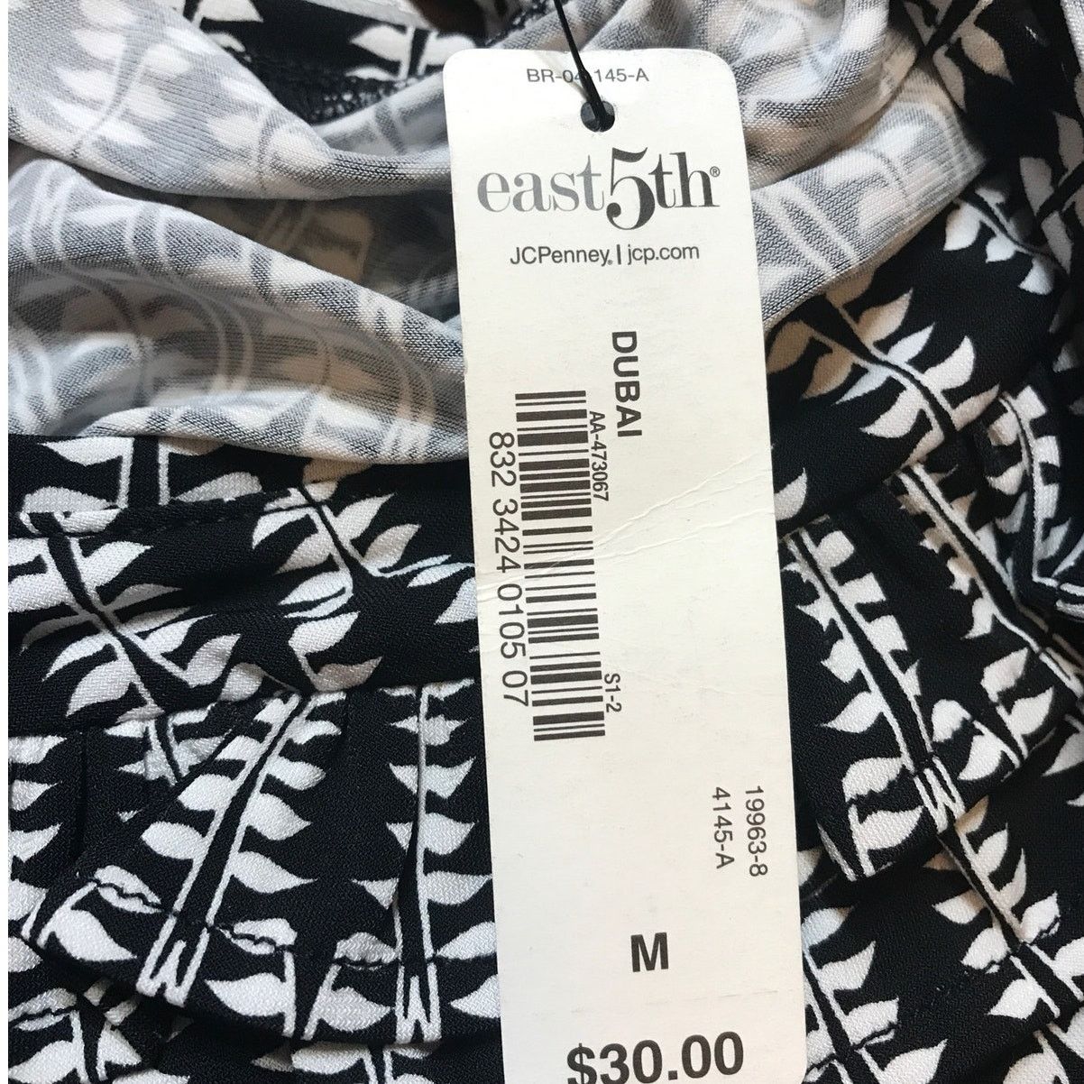 Other NWT East 5th Geometric Scoop Neck Short Sleeve Blouse M Size M / US 6-8 / IT 42-44 - 7 Thumbnail