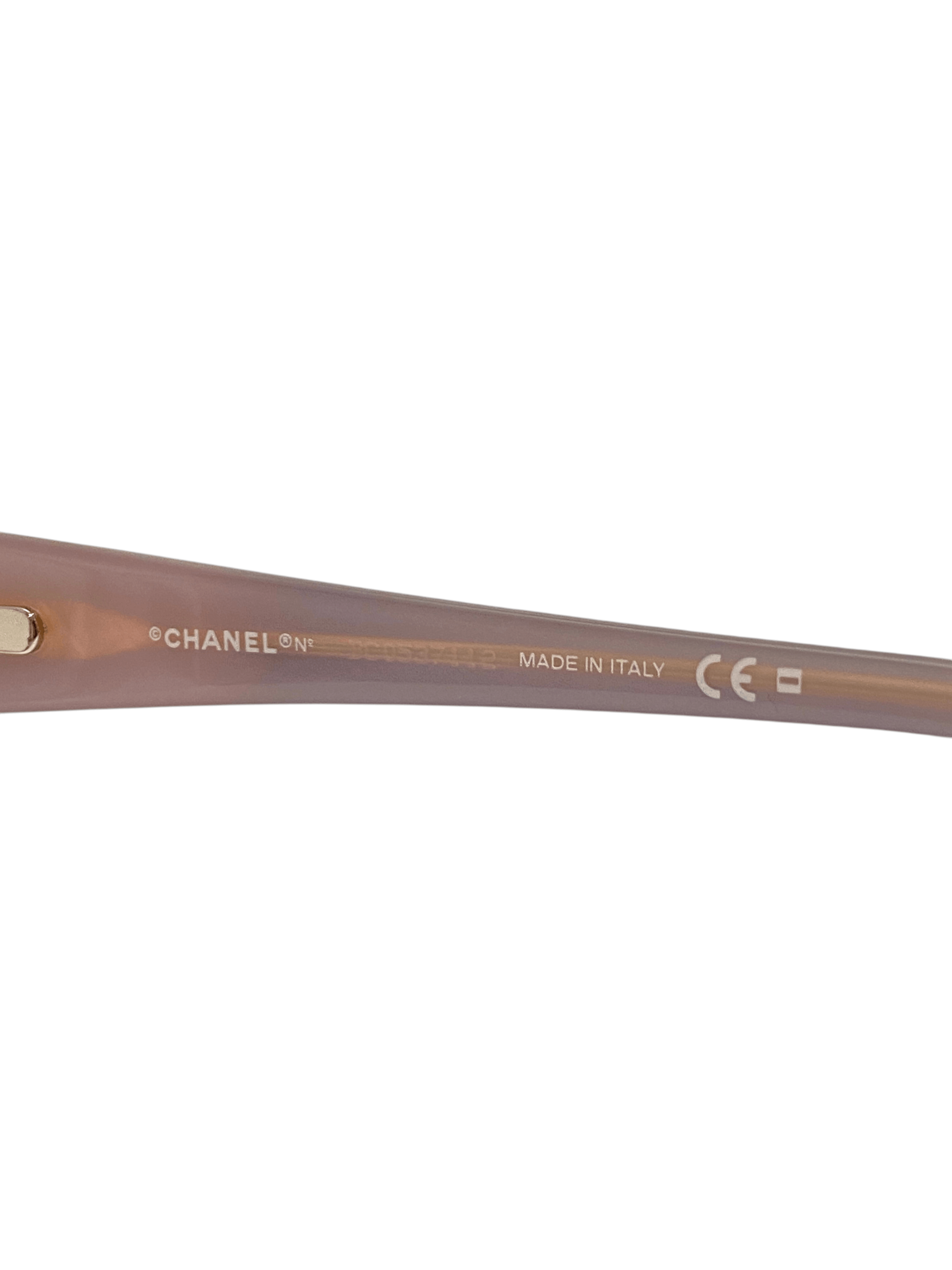 Chanel Chanel CC Logo Retro Oval Rimless Black 3097 Eyeglasses Y2K Size ONE SIZE - 12 Thumbnail