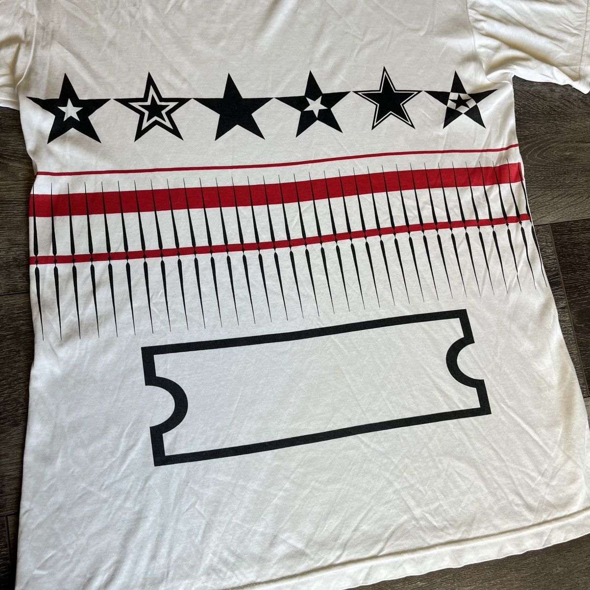 Yoshio Kubo Yoshio Kubo Star Stripe Razor Wire Japanese Graphic T Shirt Size US M / EU 48-50 / 2 - 6 Thumbnail