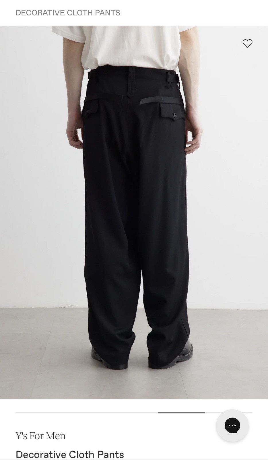 Y's for Men Y’s for men Decorative Cloth pants size 3 Size US 34 / EU 50 - 3 Thumbnail