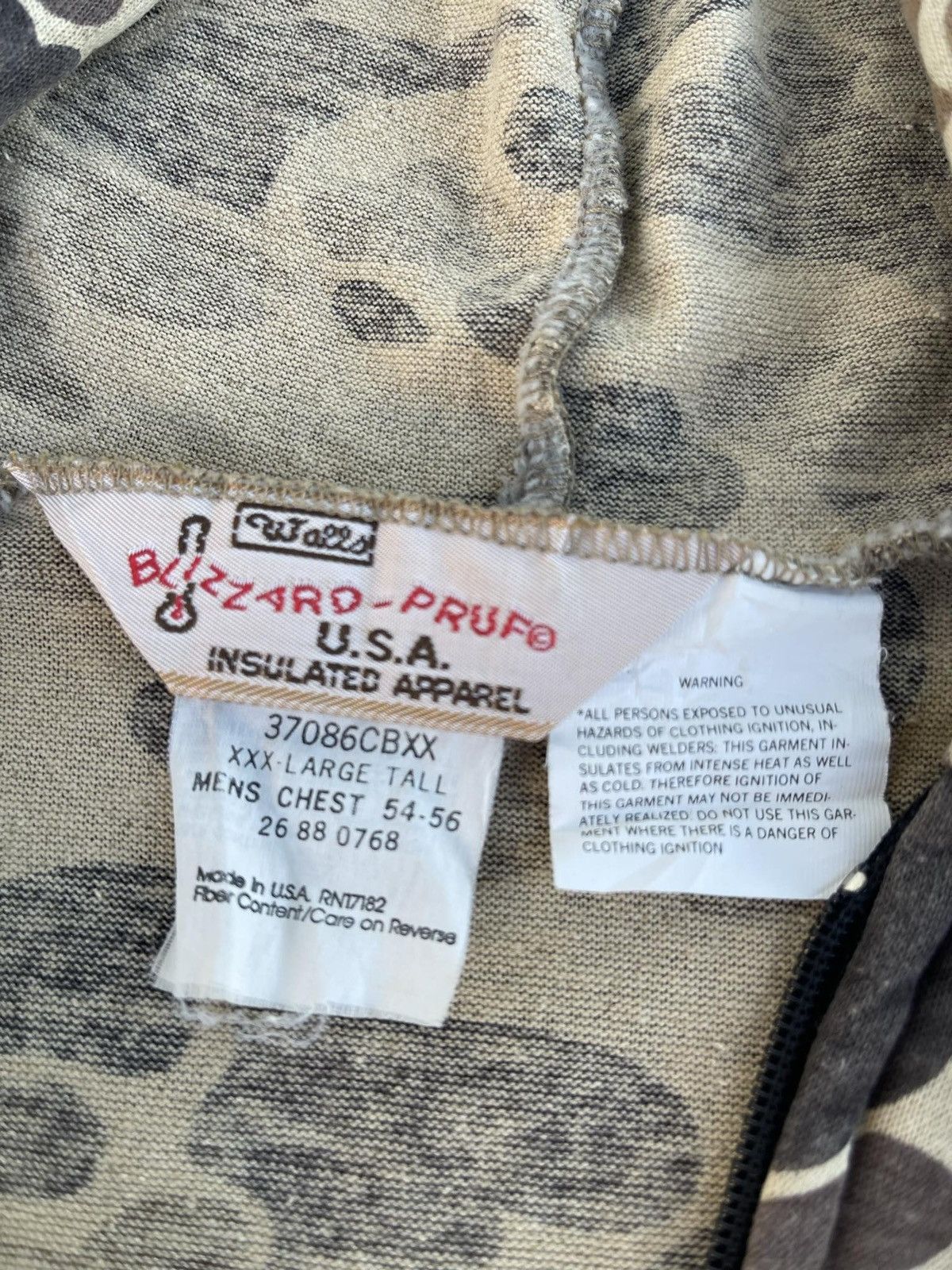Vintage Vintage Camo bomber jacket Size US XL / EU 56 / 4 - 3 Thumbnail