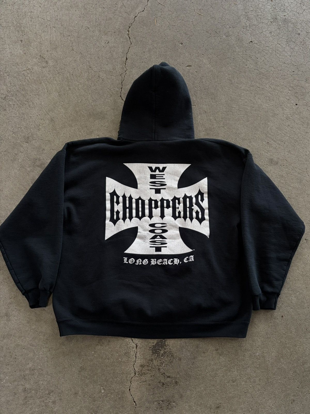 West Coast Choppers Vintage West Coast Choppers Hoodie Size US XL / EU 56 / 4 - 2 Thumbnail