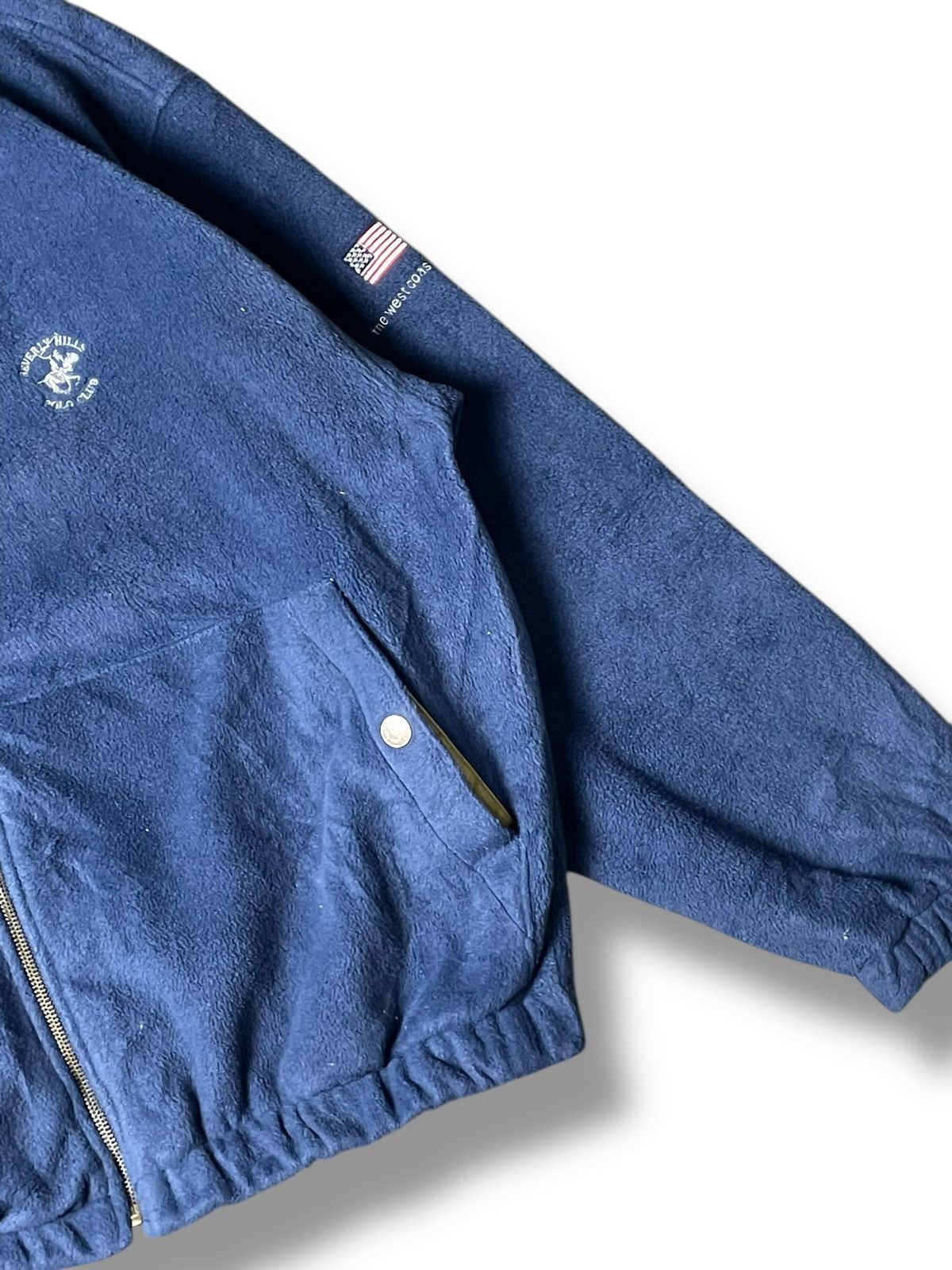 Beverly Hills Polo Club × Vintage Beverly Hills Polo Club Fleece Zipper Sweater (57) Size US L / EU 52-54 / 3 - 5 Thumbnail