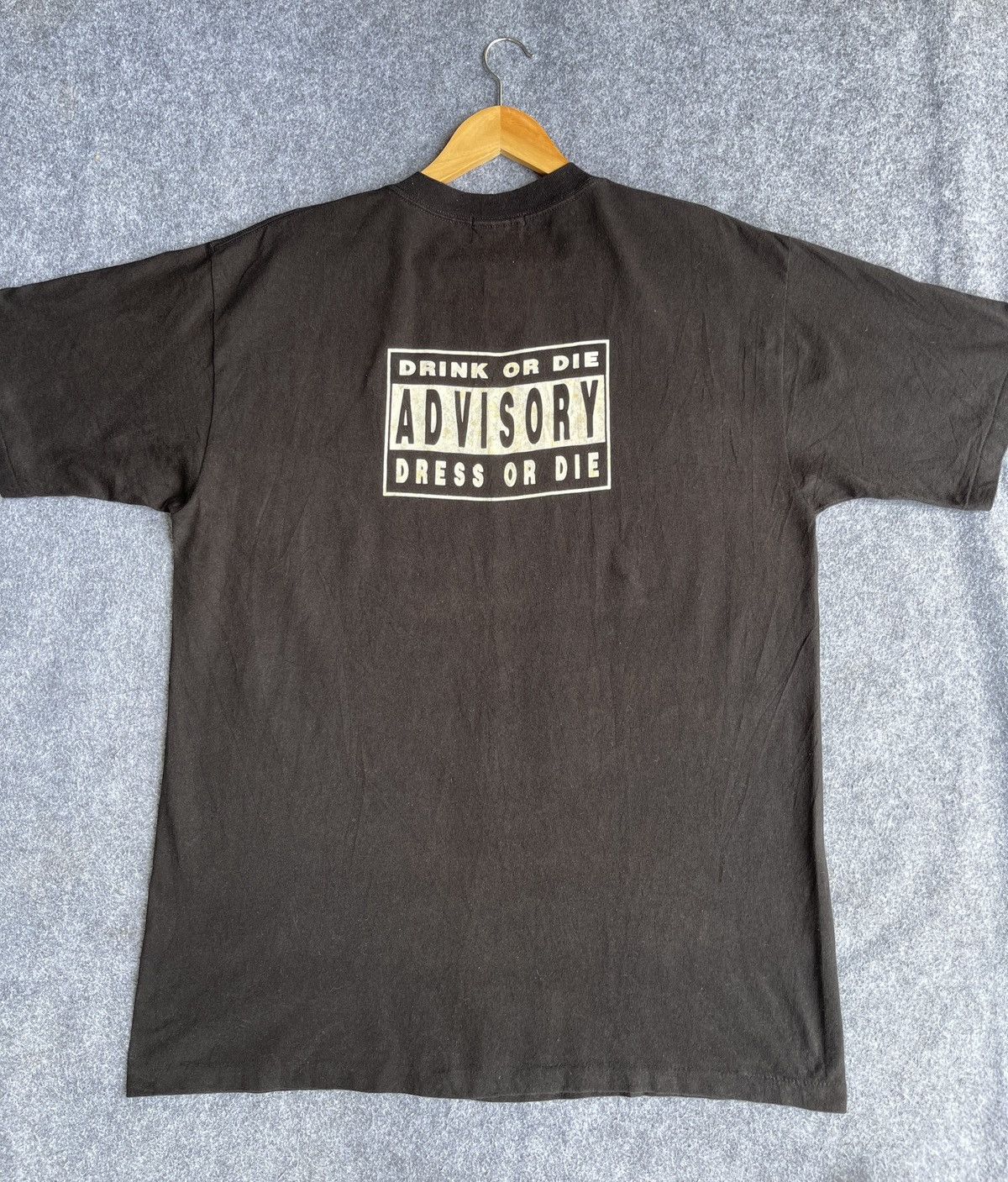 Band Tees Rare🔥Vtg 90s DOD Drink Or Die Japan Band T Shirt Size US XL / EU 56 / 4 - 14 Thumbnail