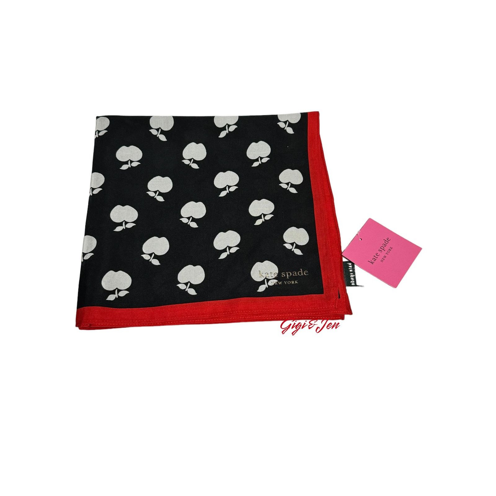 Kate Spade Kate Spade tossed apple square scarf silk New Size ONE SIZE - 3 Thumbnail
