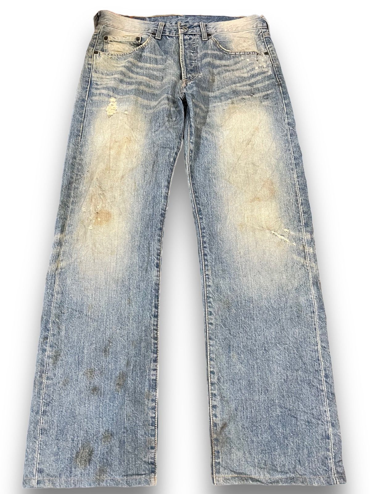 Levi's Vintage 90’s Levi’s 501 Mudwash Denim Size US 33 - 1 Thumbnail