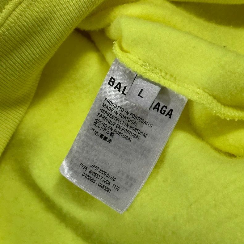 Balenciaga Balenciaga Logo printed wave hooded sweater Size US L / EU 52-54 / 3 - 6 Thumbnail