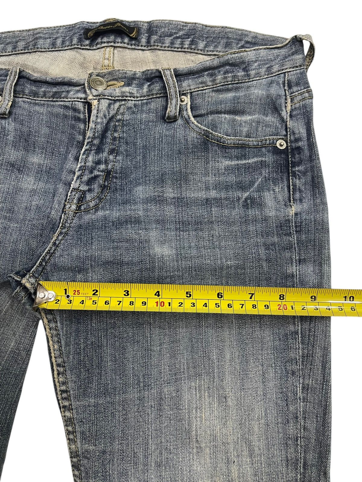 If Six Was Nine Vintage Japanese Brand Blue Faded Wash Style Flare Jeans Size US 32 / EU 48 - 14 Thumbnail
