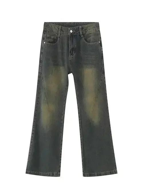 VIBE Vintage washed loose micro-flared jeans Size US 32 / EU 48 - 1 Thumbnail