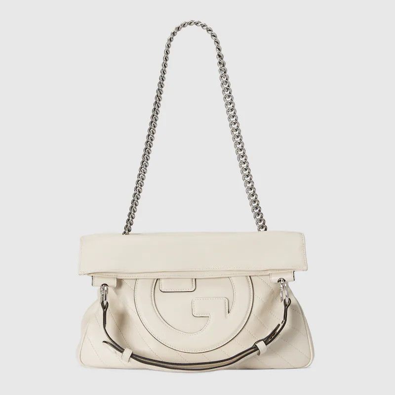 Gucci o1s1wg110225 Size: OS / Blondie Small Tote Bag in White Size ONE SIZE - 4 Thumbnail
