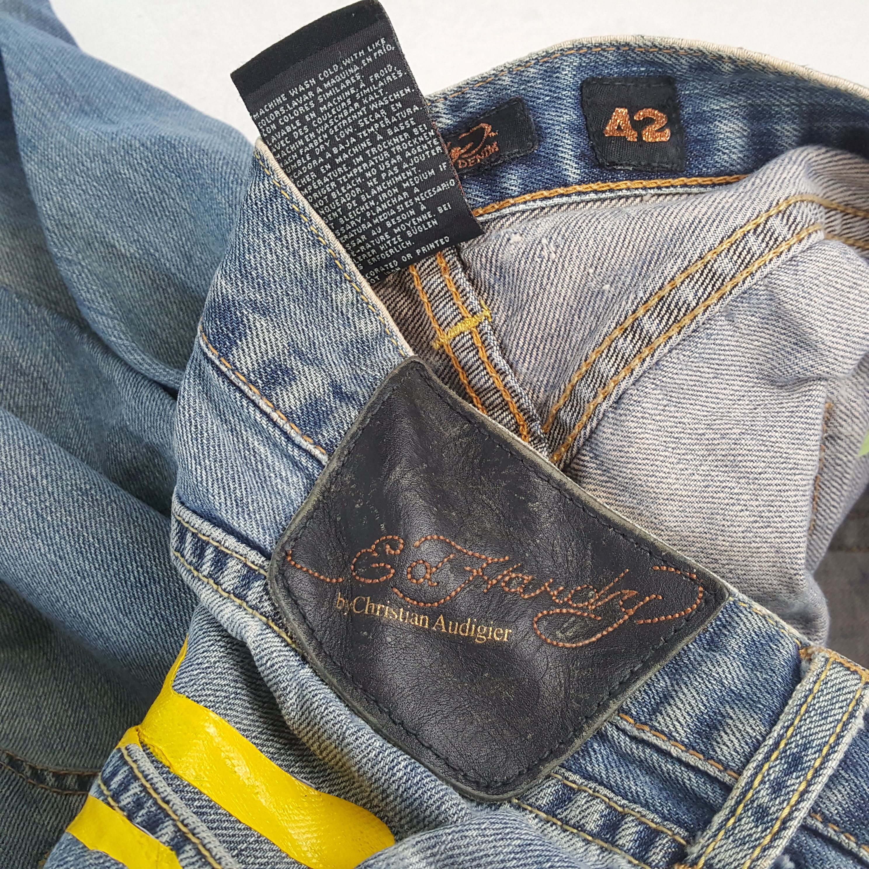 Christian Audigier × Ed Hardy × Vintage Vintage ED-HARDY by CHRISTIAN AUDIGIER Designer Brand Jeans Size US 41 - 14 Thumbnail