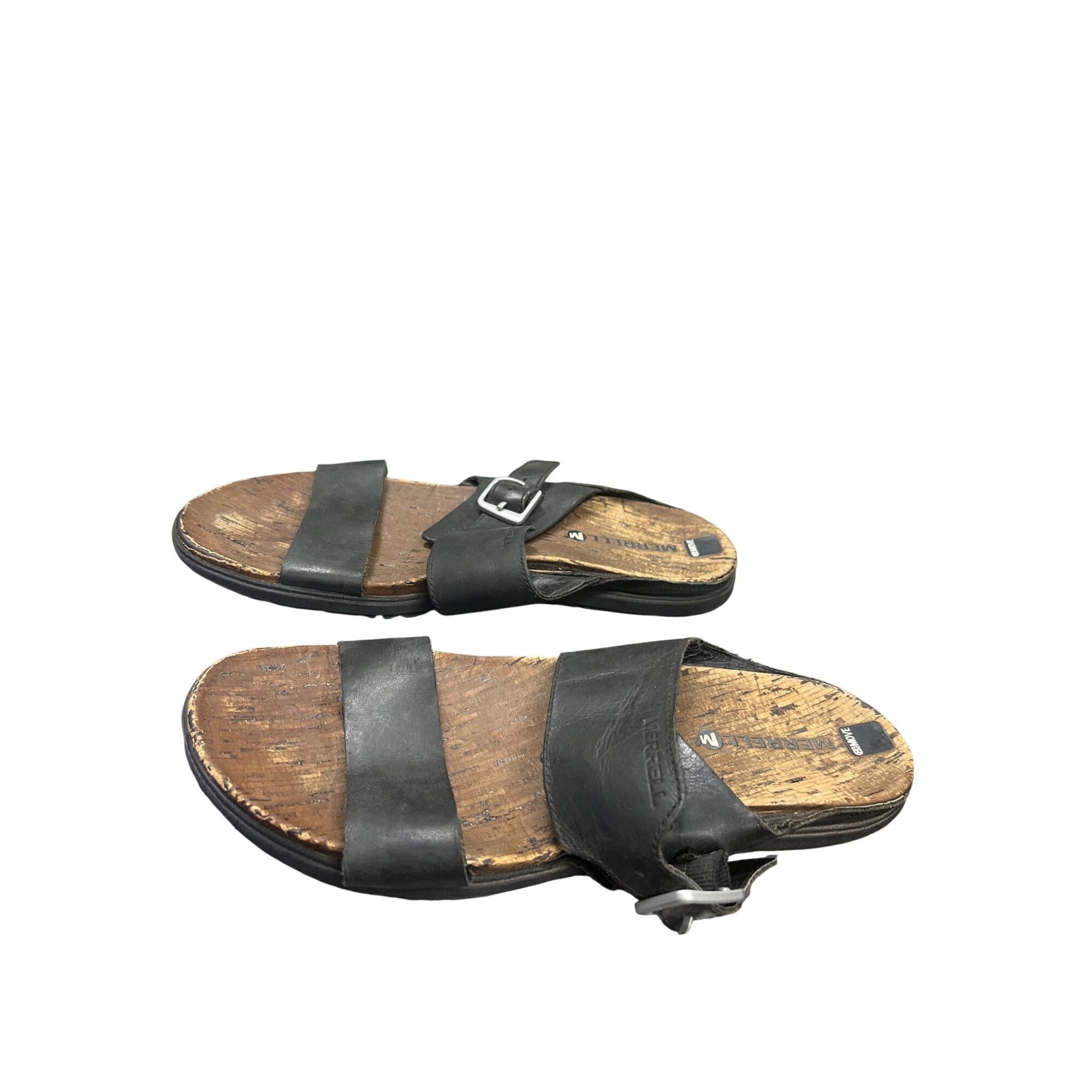 Merrell Merrell Select Move wms black leather slip on Sandals sz 9 S Size US 9 / IT 39 - 4 Thumbnail