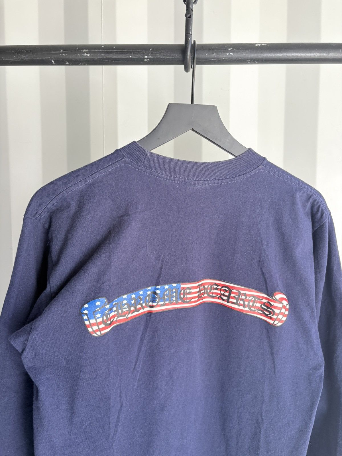 Chrome Hearts Vintage Chrome Hearts USA Flag Logo Long Sleeve Size US M / EU 48-50 / 2 - 4 Thumbnail