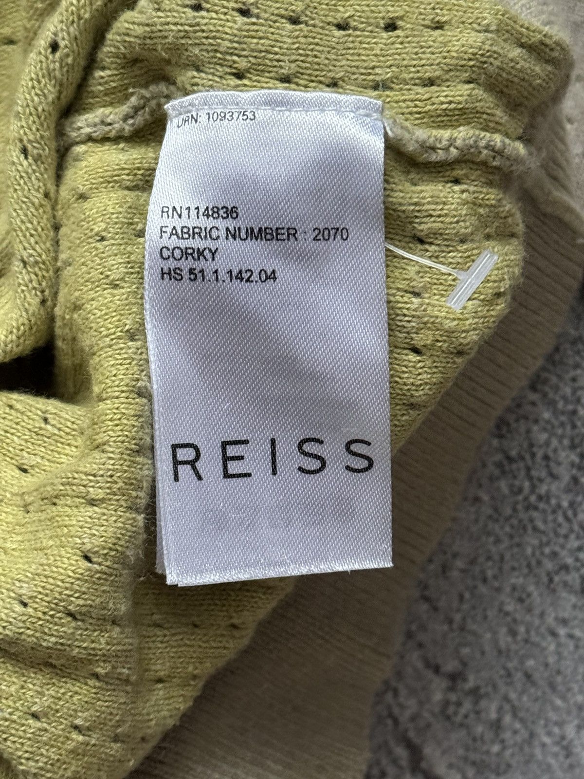 Designer × Reiss Reiss L light sweater knitwear long sleeve sweatshirt jumper Size US L / EU 52-54 / 3 - 5 Thumbnail