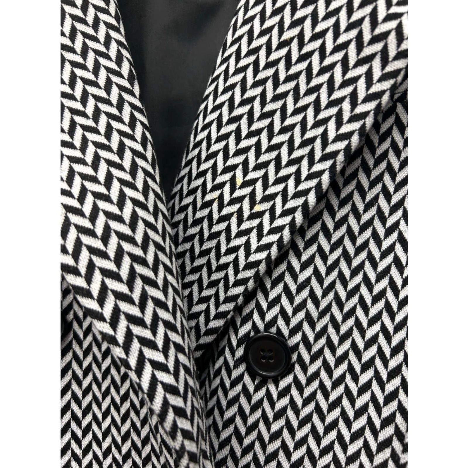 Vintage Bagatelle Collection Women's Blazer Jacket Black/White Tweed Business Small Size S / US 4 / IT 40 - 7 Thumbnail