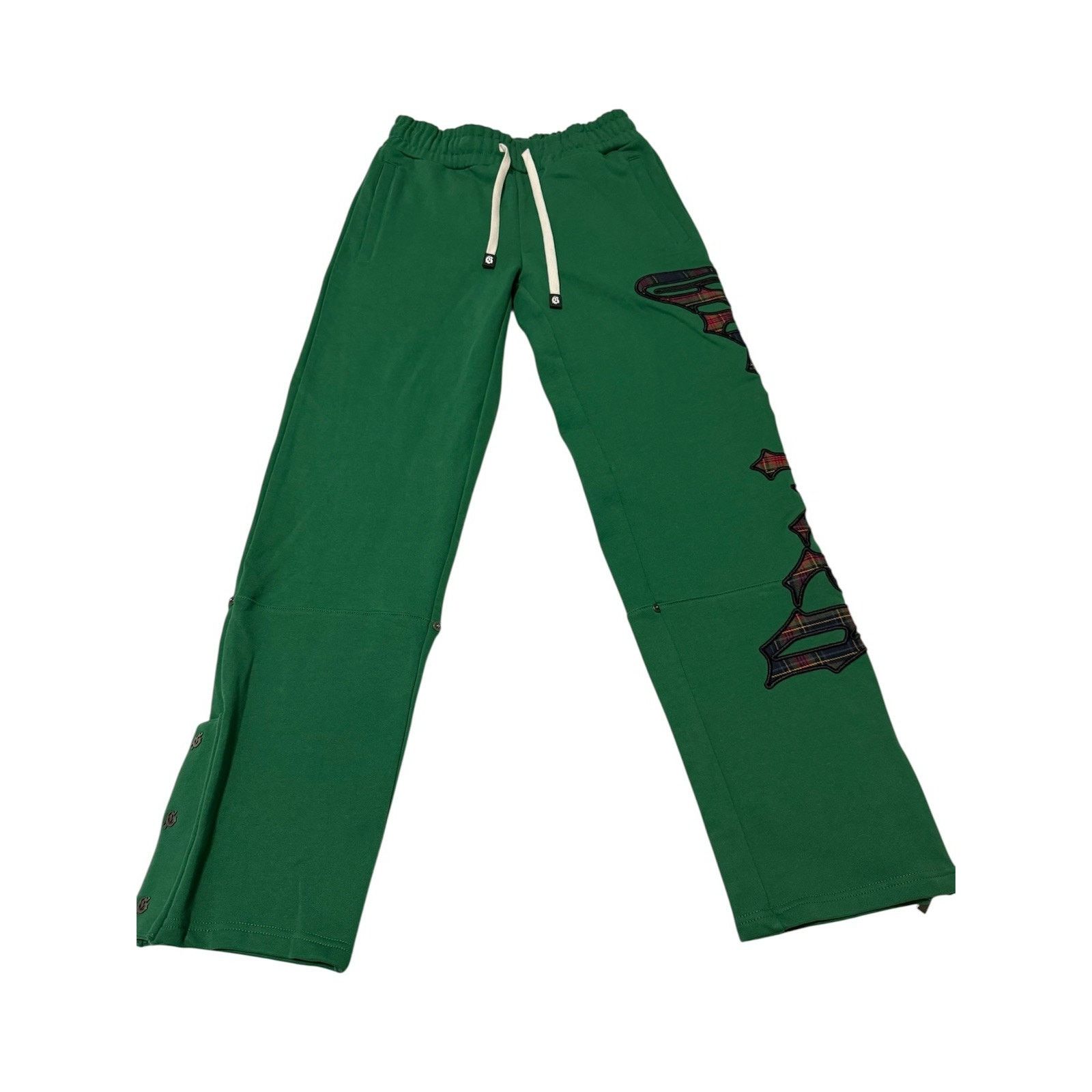 Godspeed GODSPEED OG Logo Sweatpants Green Plaid Size Small Authentic Size US 29 - 2 Thumbnail