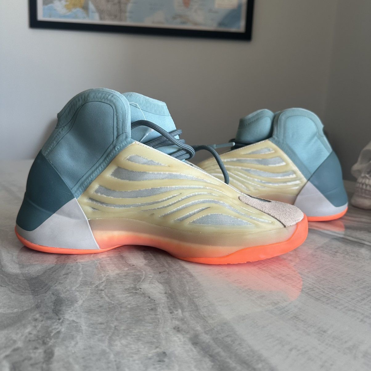 Yeezy adidas Yeezy Quantum Hi Res Coral Sneakers Size US 9.5 / EU 42-43 - 4 Thumbnail