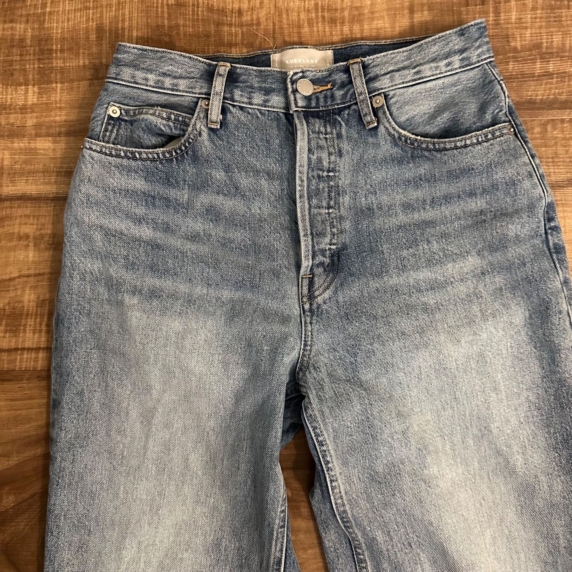 Everlane Everlane The 90's Way-High Straight Leg Jeans Sz 27" Size 27" / US 4 / IT 40 - 4 Thumbnail