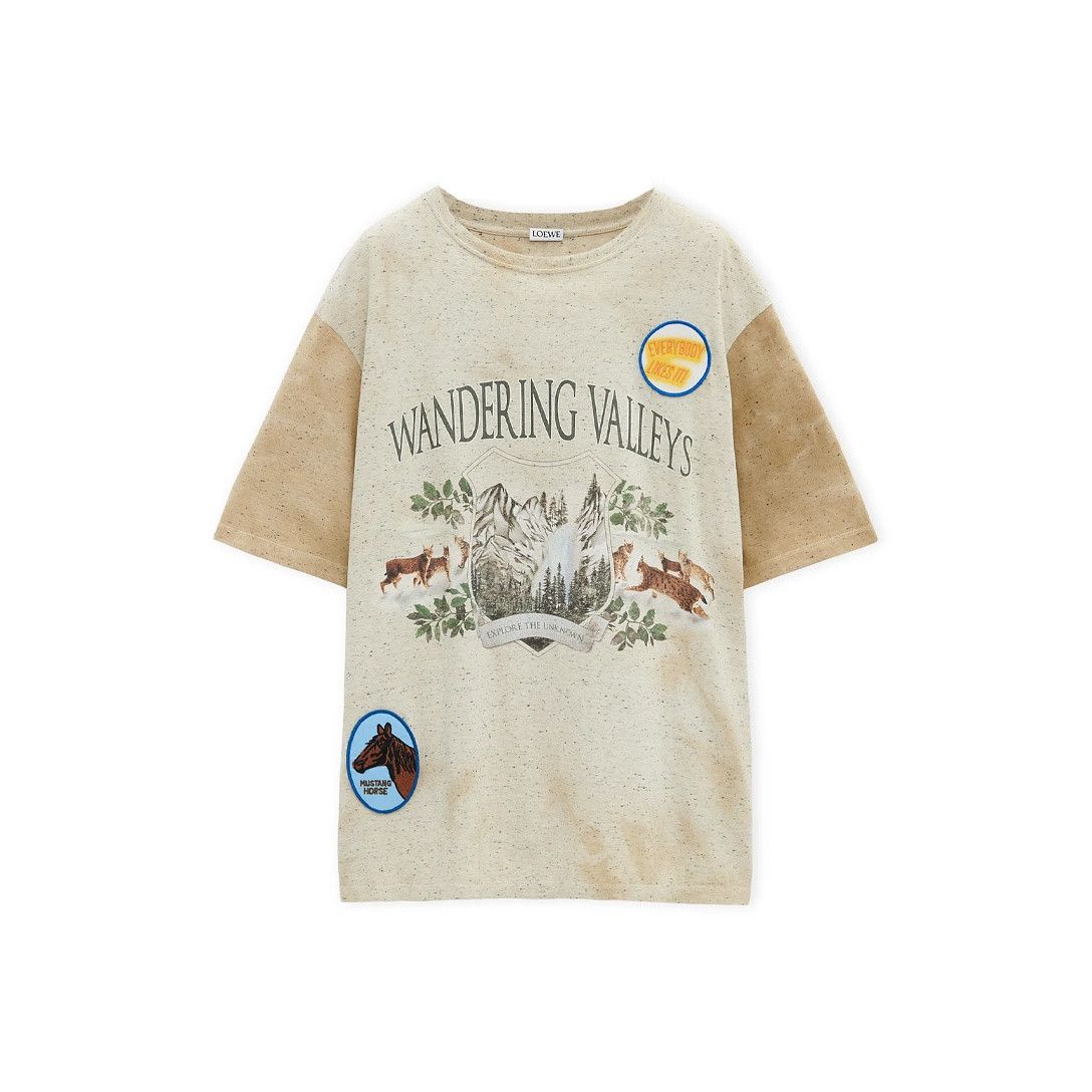 Loewe Loewe Wandering Valleys Graphic T-Shirt Size M Size US M / EU 48-50 / 2 - 1 Thumbnail