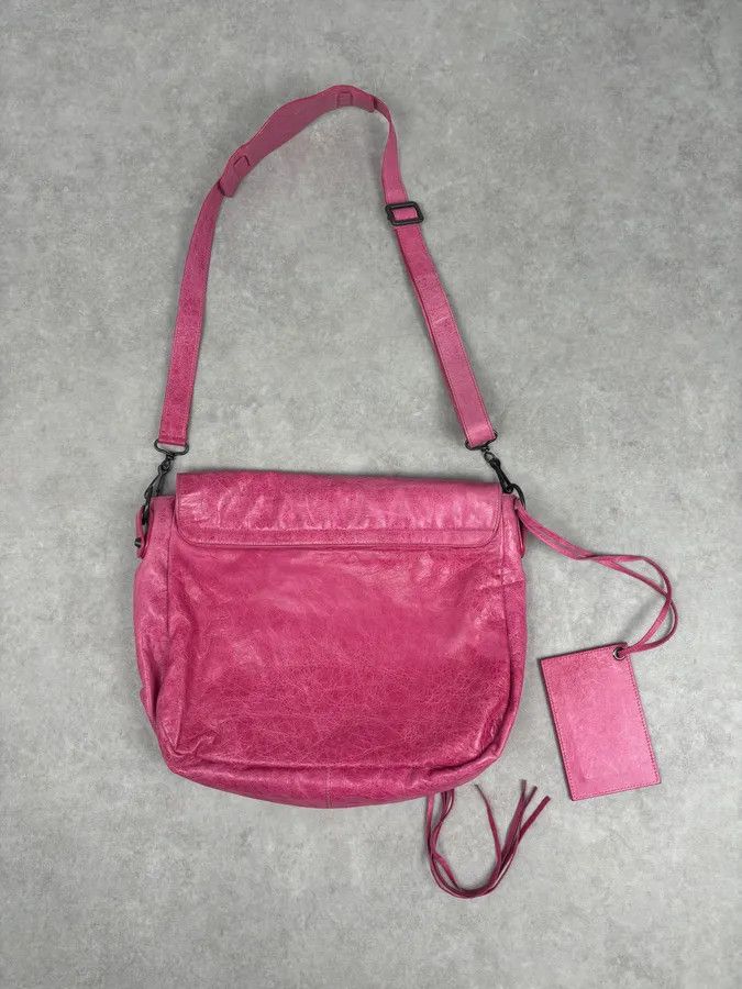 Balenciaga Balenciaga Moto City Messenger Studded Pink Bag Size ONE SIZE - 8 Thumbnail