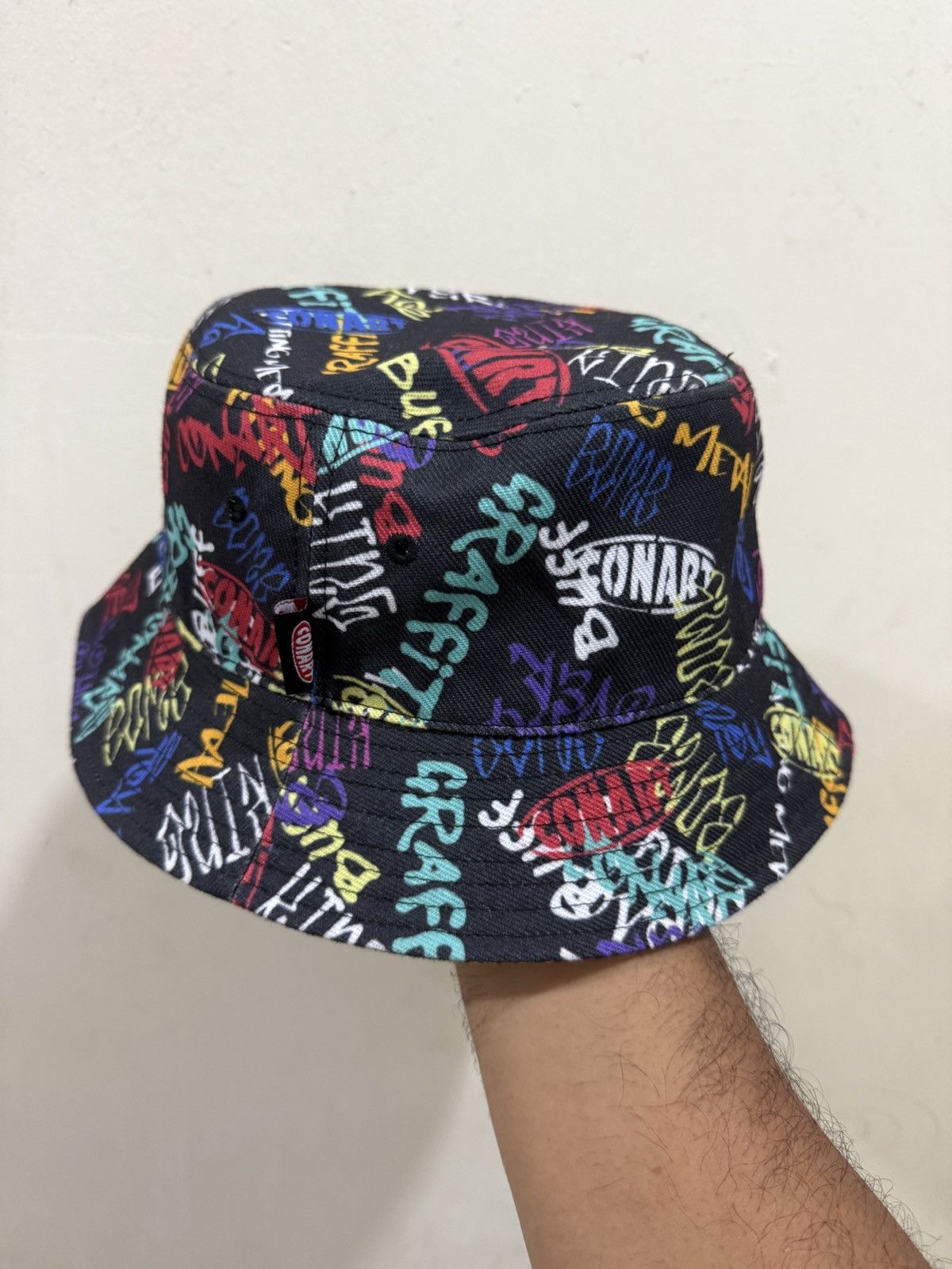 Vintage Conart Graffiti Monogram Bucket Hat Size ONE SIZE - 3 Thumbnail