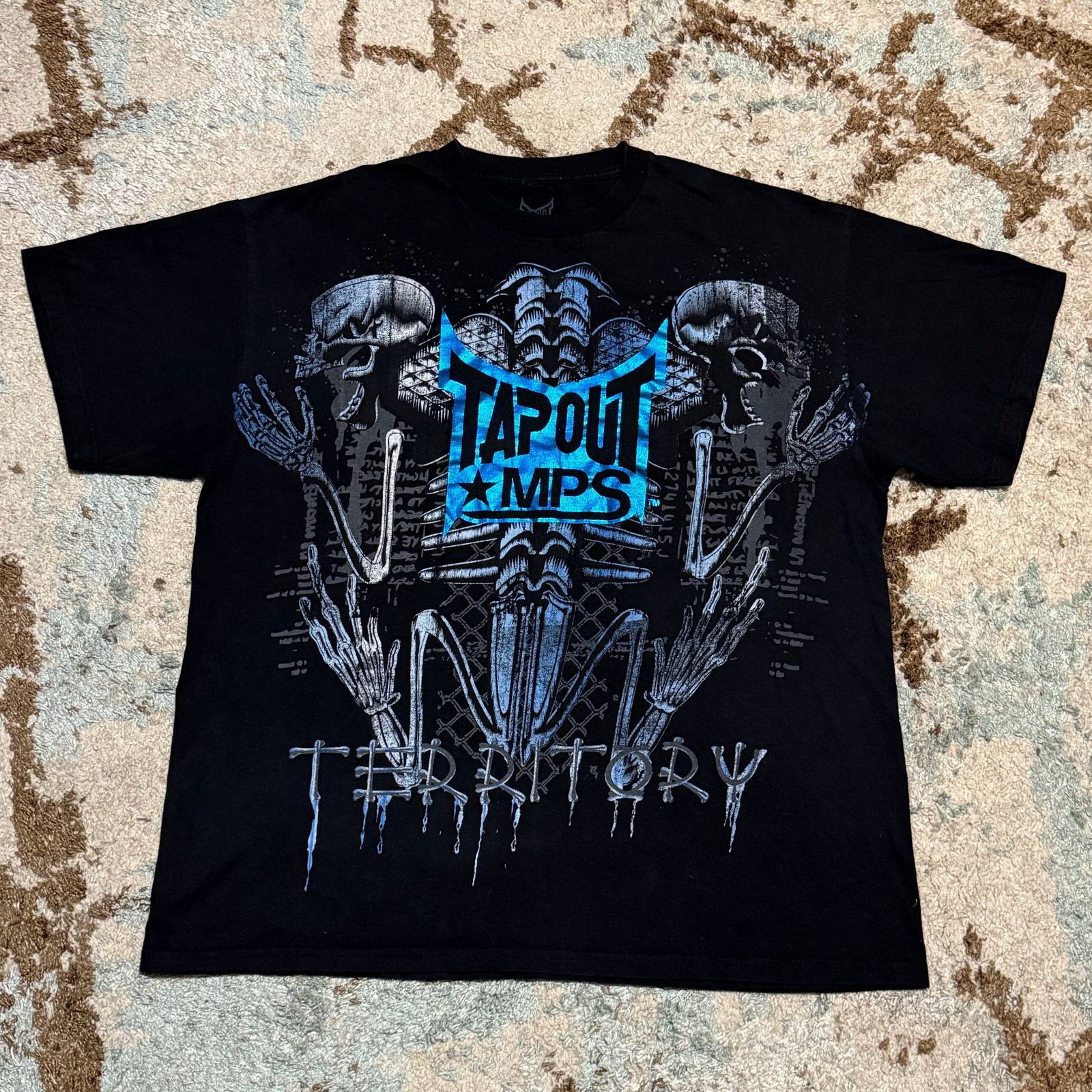 Tapout Tapout MPS Territory Skeleton Shirt Size XL Cyber Y2K Grunge Size US XL / EU 56 / 4 - 1 Thumbnail