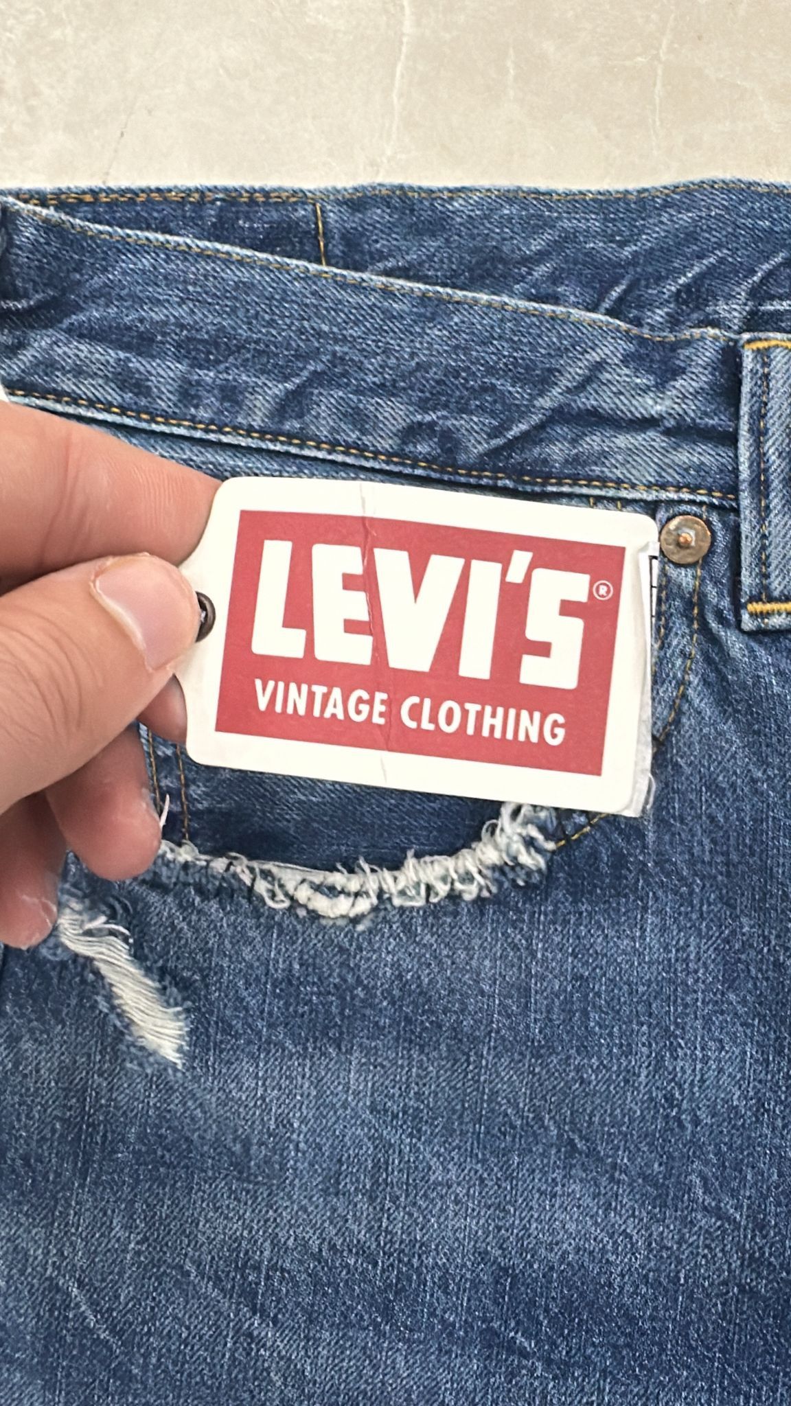 Levi's Vintage Clothing LVC Levi's Vintage Clothing SAMPLE 1947 501XX Selvedge Jeans Size US 32 / EU 48 - 7 Thumbnail