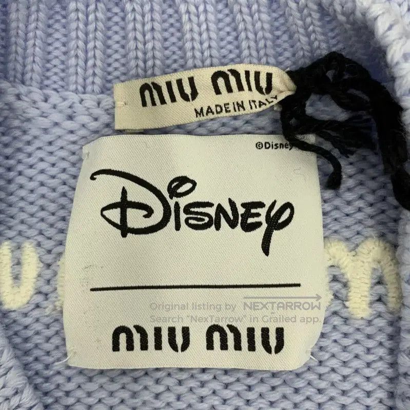 Miu Miu Miu Miu Light Purple Wool Sweater with Mickey Mouse . Size US XS / EU 42 / 0 - 5 Thumbnail