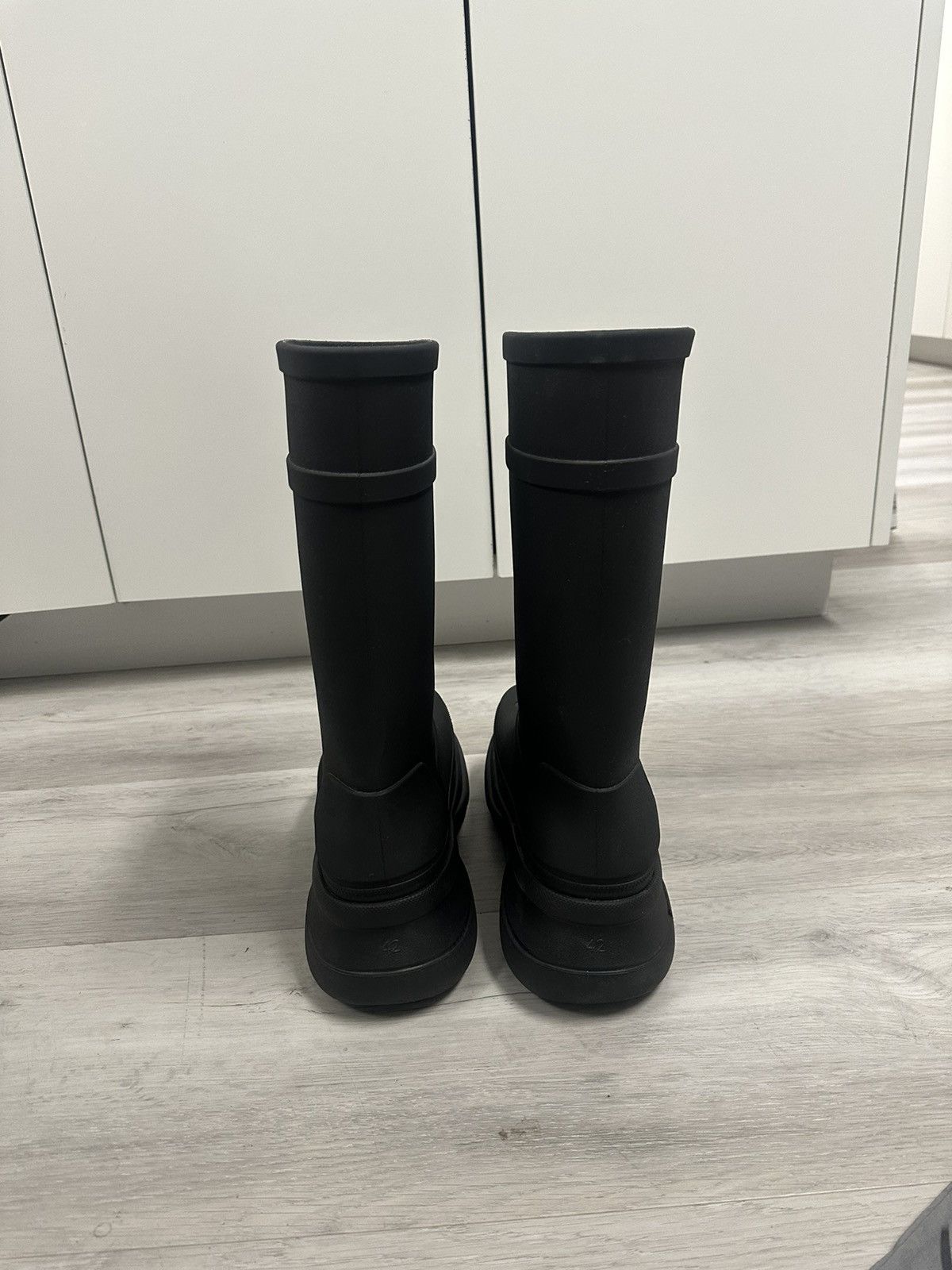 Balenciaga Balenciaga x Croc Boots (Black) Size US 9 / EU 42 - 4 Thumbnail