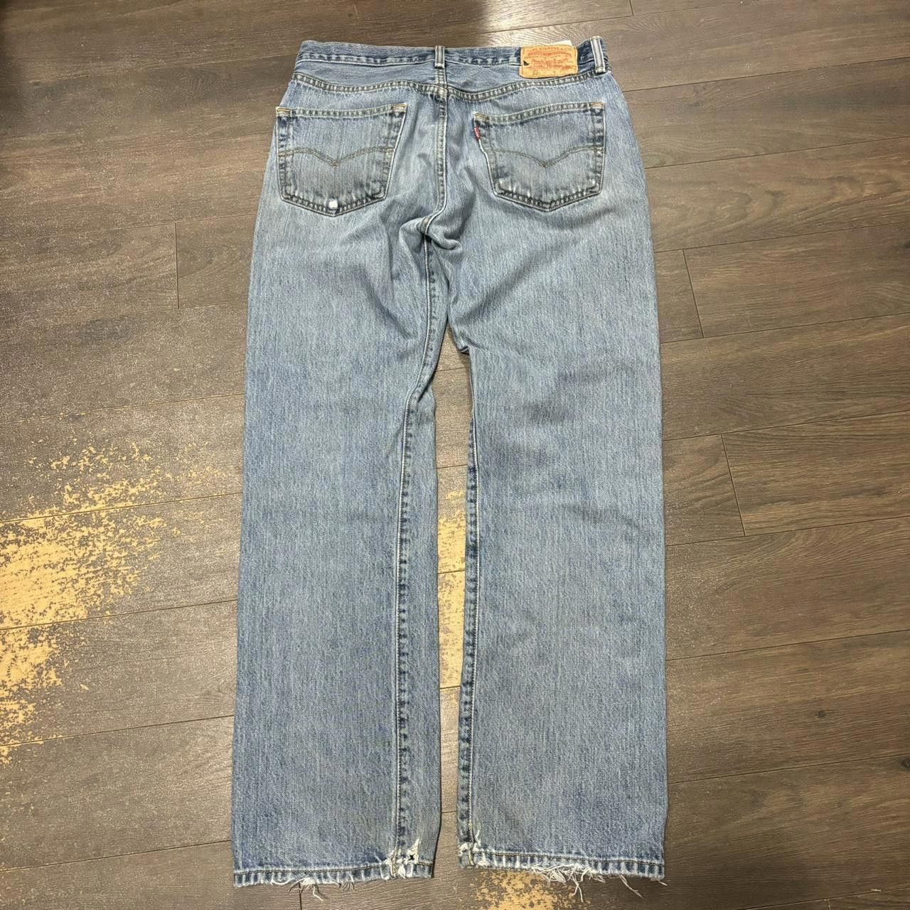 Levi's vintage made in Mexico light blue Levi’s 501 jeans 34x32 Size US 34 / EU 50 - 4 Thumbnail