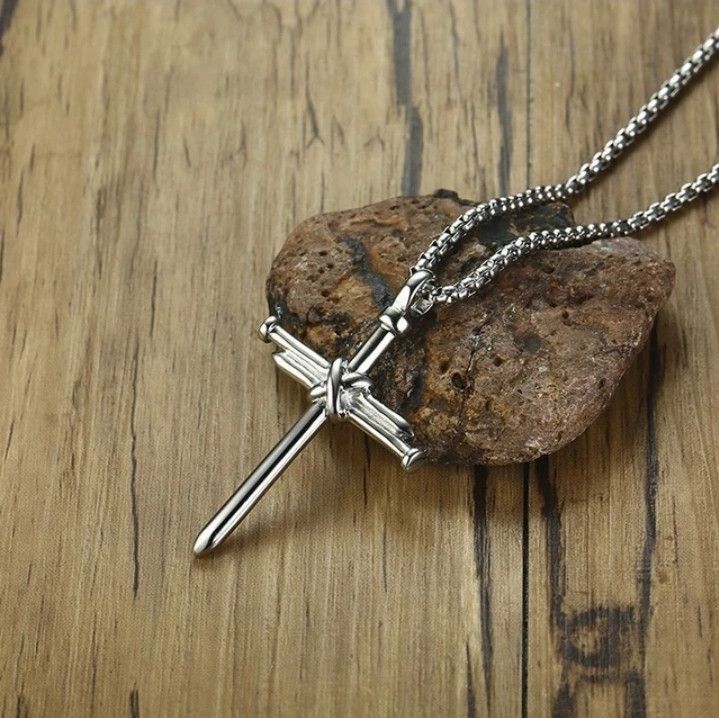 Jewelry Abstract Cross Punk Necklace Chain Size ONE SIZE - 2 Thumbnail