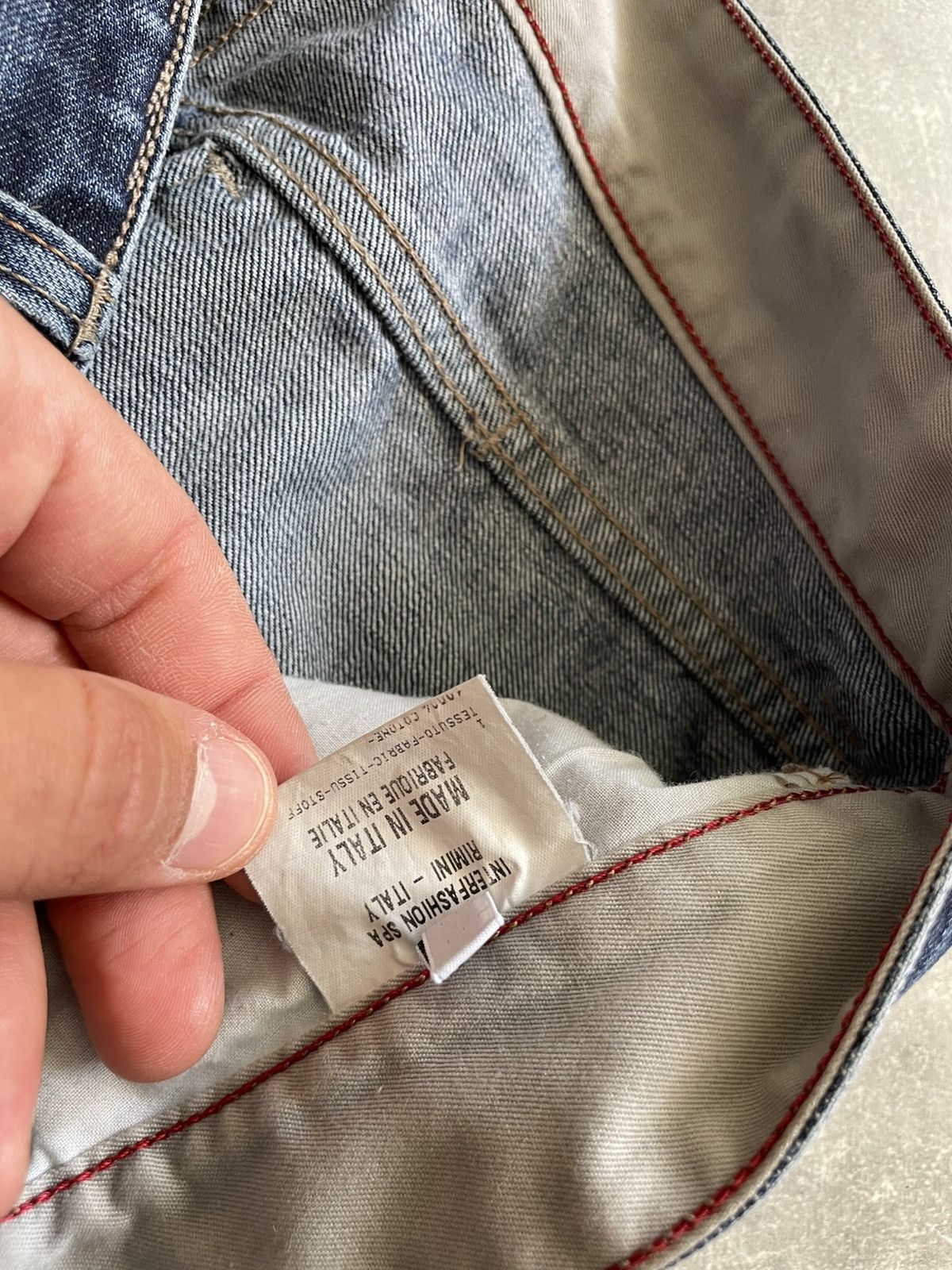 Marithe + Francois Girbaud Vintage Marithe Francois Girbaud Blue Washed Flare Jeans pan Size 30" / US 8 / IT 44 - 9 Thumbnail