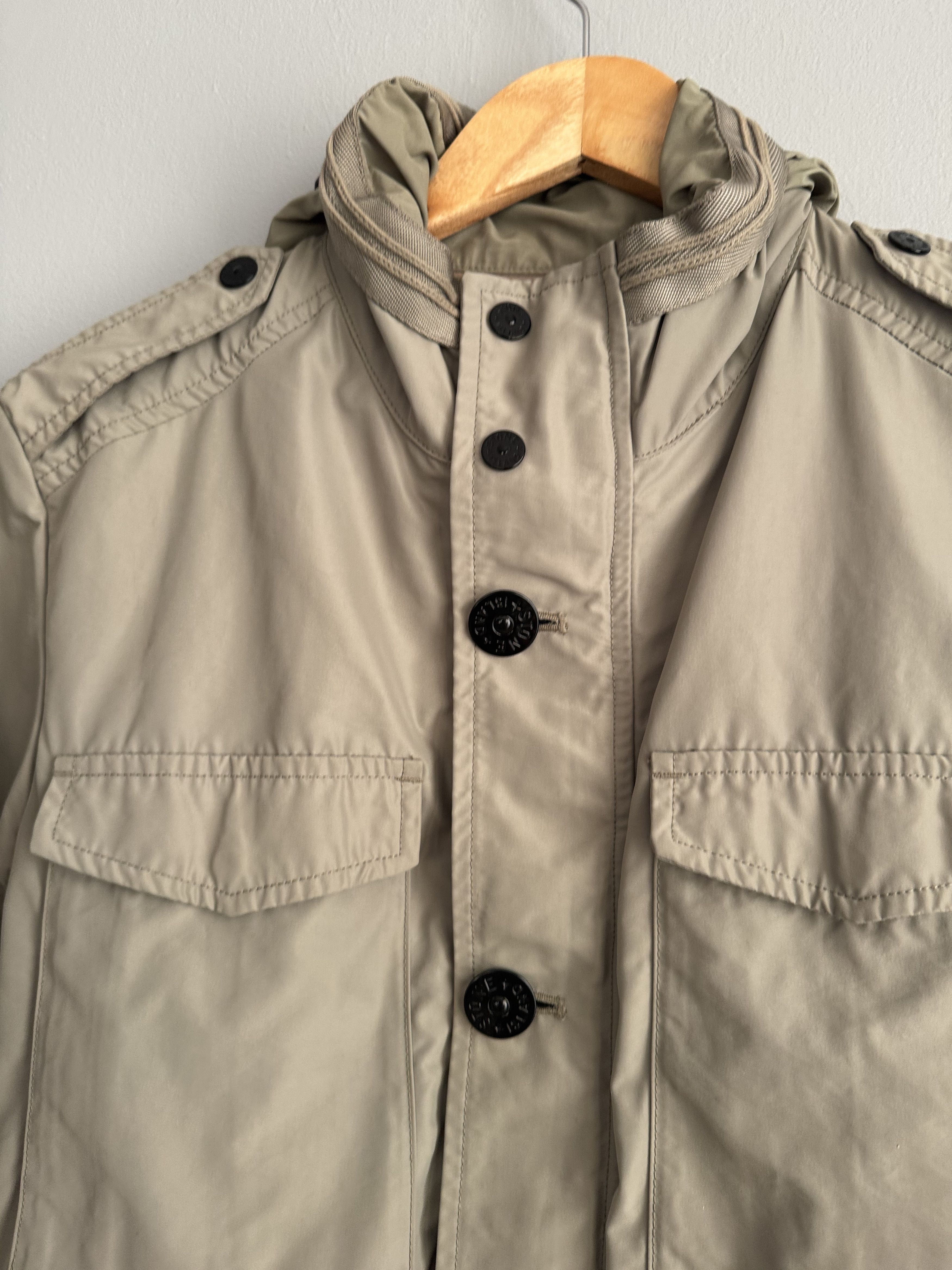 Stone Island Stone Island Micro Reps M65 Field Jacket Cream Vintage Size US M / EU 48-50 / 2 - 3 Thumbnail