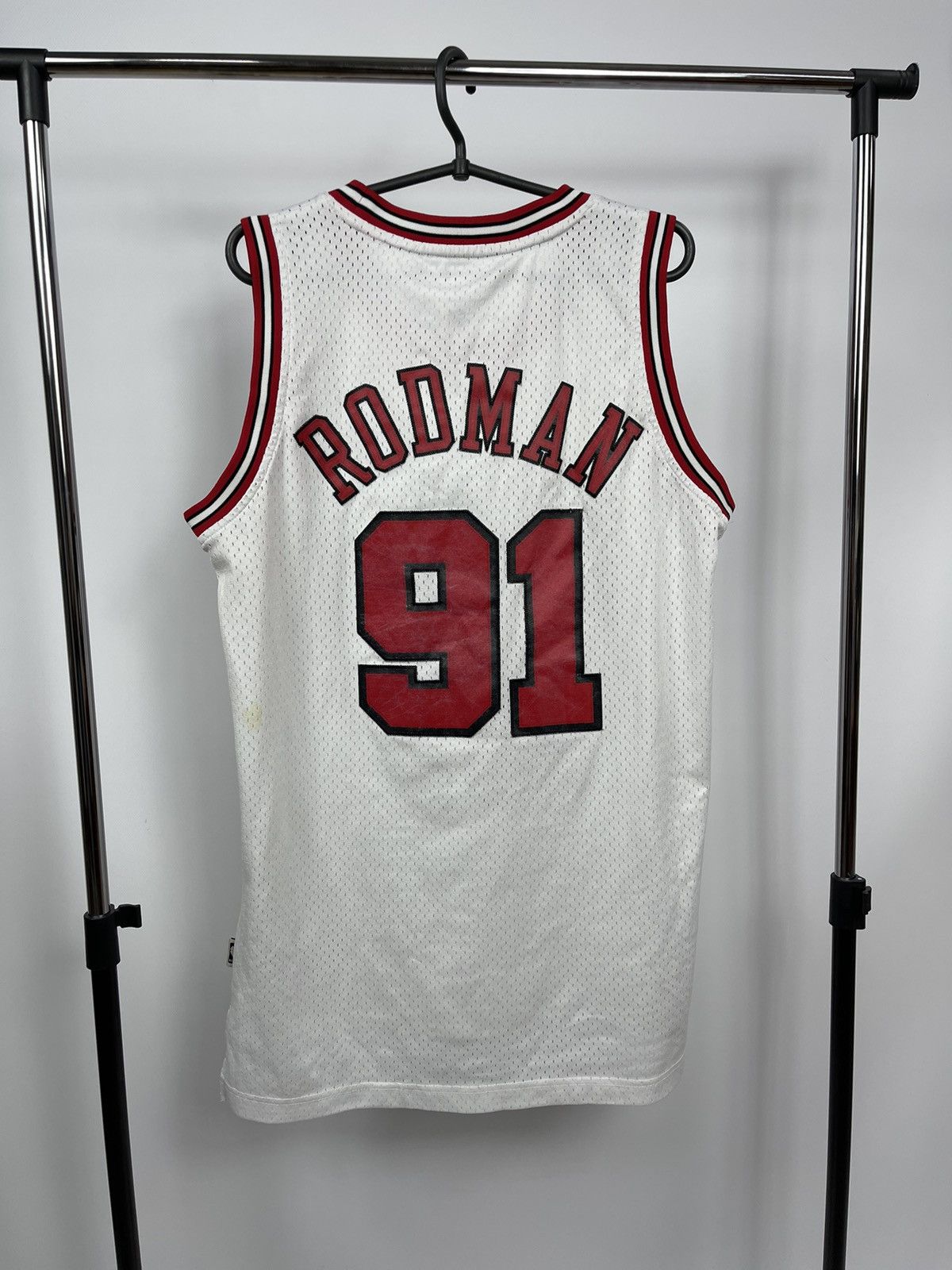 Authentic Vintage Adidas NBA Chicago Bulls Rodman #91 Size S
