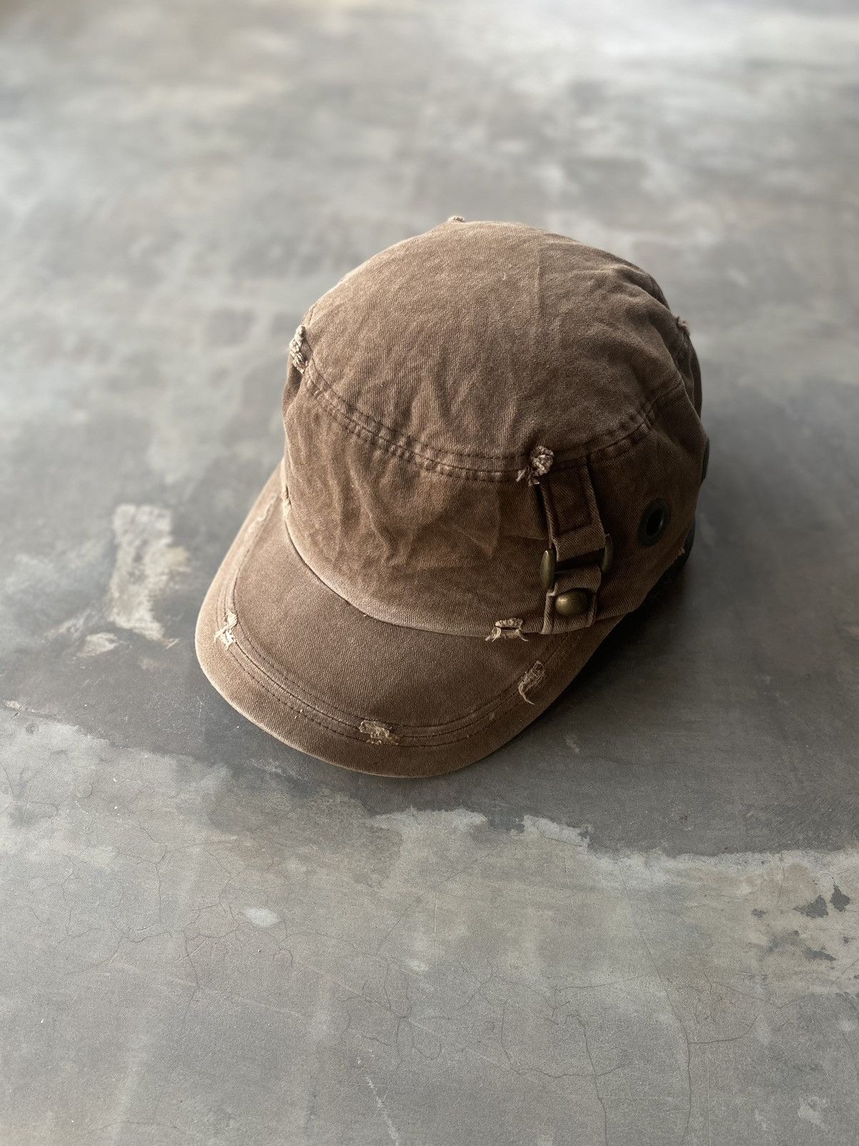 Japanese Brand STUDDED PATROL CADET CAP Size ONE SIZE - 2 Thumbnail