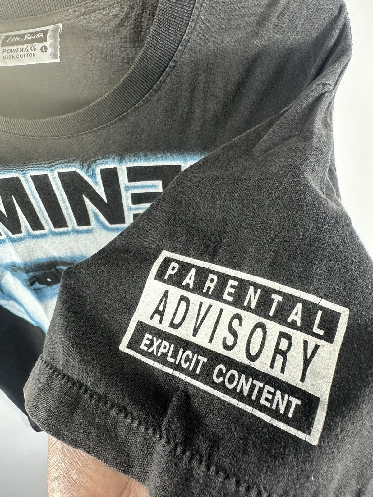 Eminem RARE Vintage Bootleg Eminem Big Face Rap Tee Size US L / EU 52-54 / 3 - 3 Thumbnail