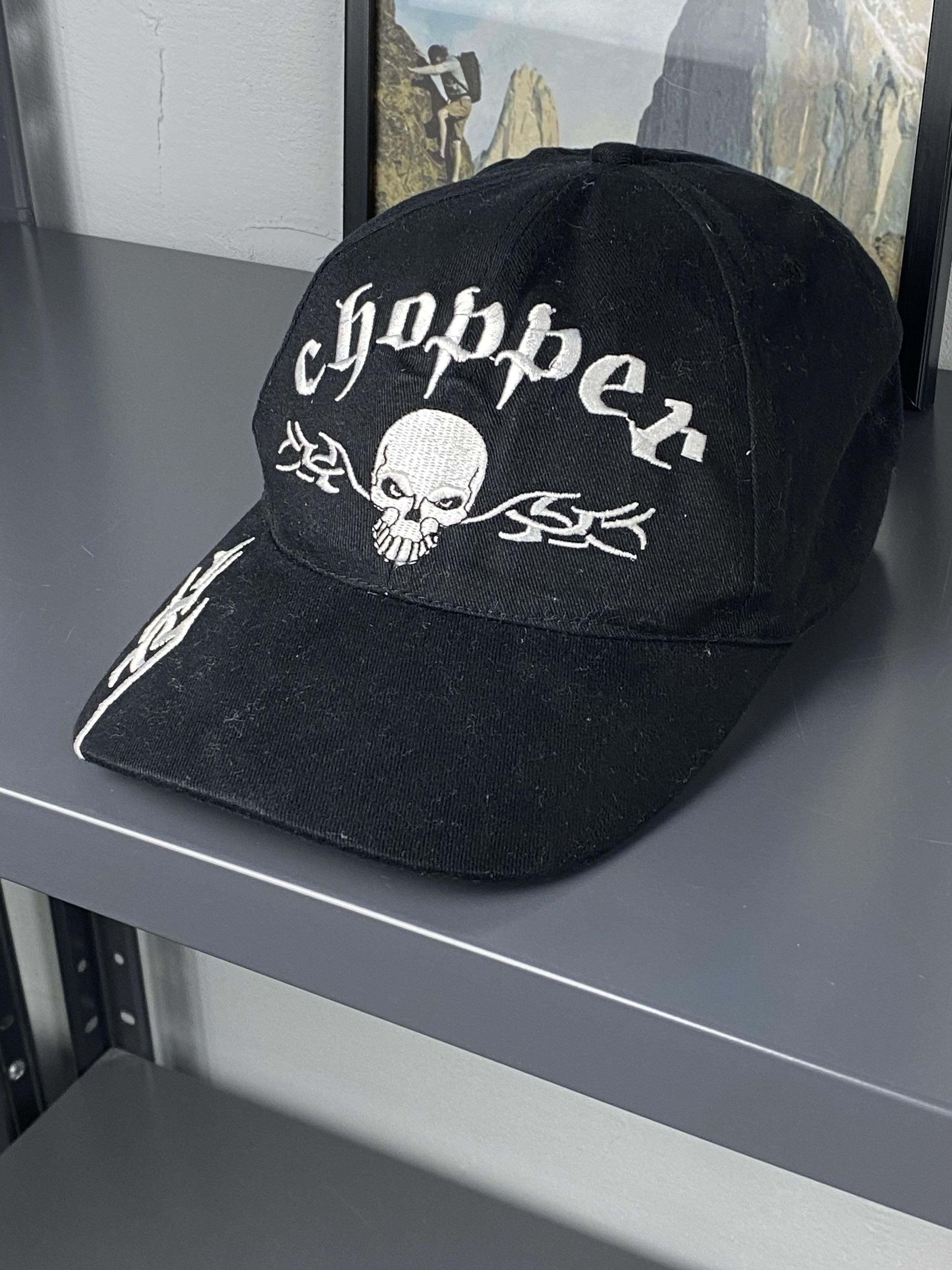 Japanese Brand × West Coast Choppers Vintage Y2K’s Choppers Flames Motorcycle Strapback Hat Cap Size ONE SIZE - 3 Thumbnail