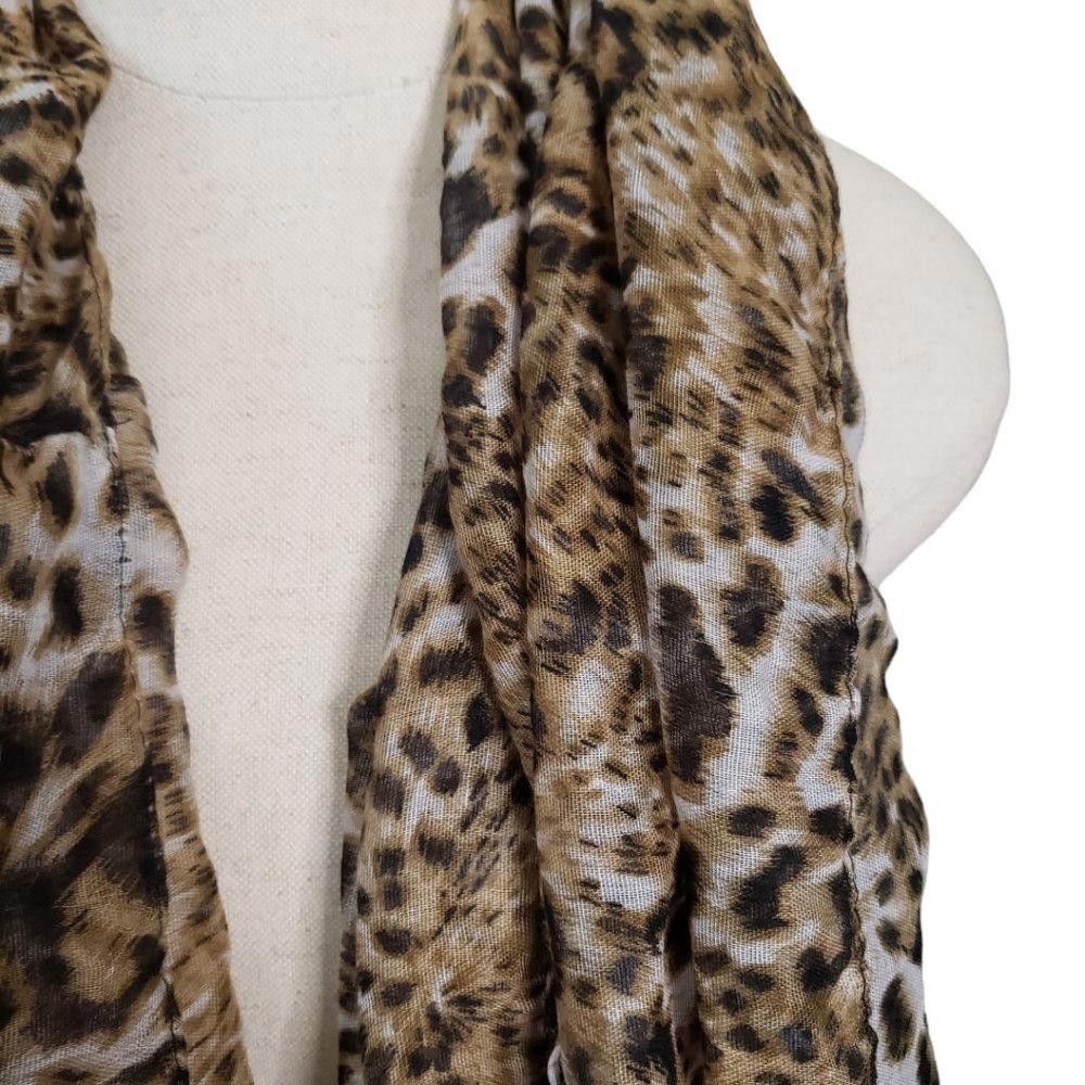Designer CT864 Animal Print Infinity Scarf Size ONE SIZE - 2 Thumbnail