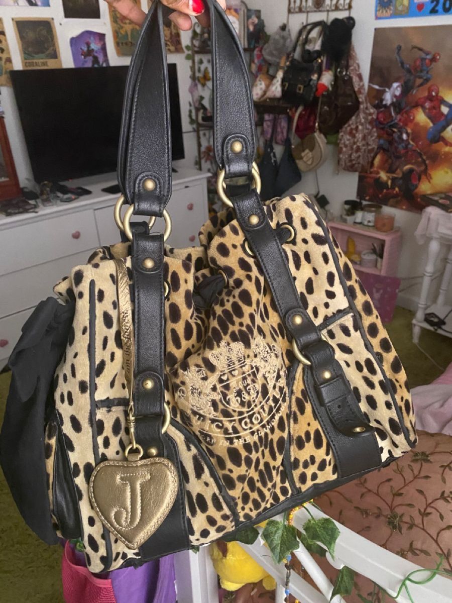 Juicy Couture Juicy Couture Daydreamer Y2k Leopard Print Shoulder Bag Size ONE SIZE - 1 Thumbnail