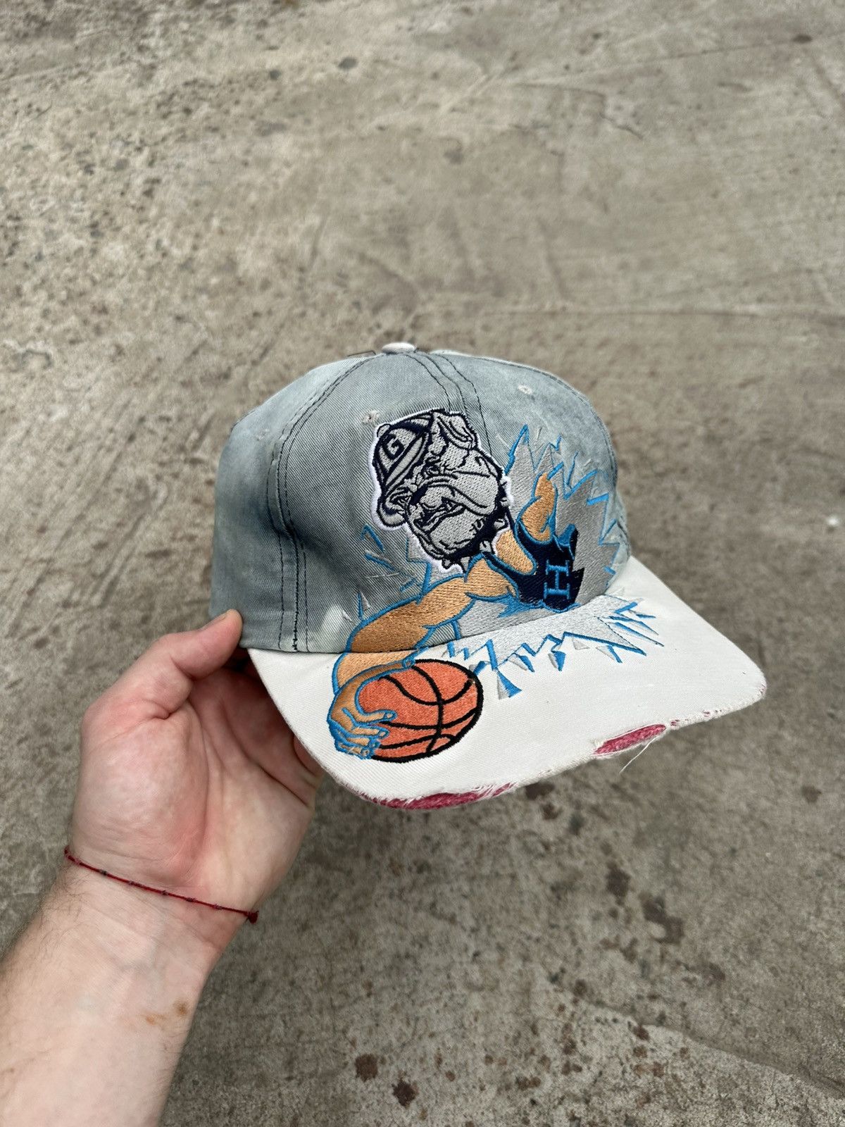 If Six Was Nine × Japanese Brand VTG Japanese Style Archival Cap Gorgetown Hoyas Snap Back Size ONE SIZE - 1 Thumbnail