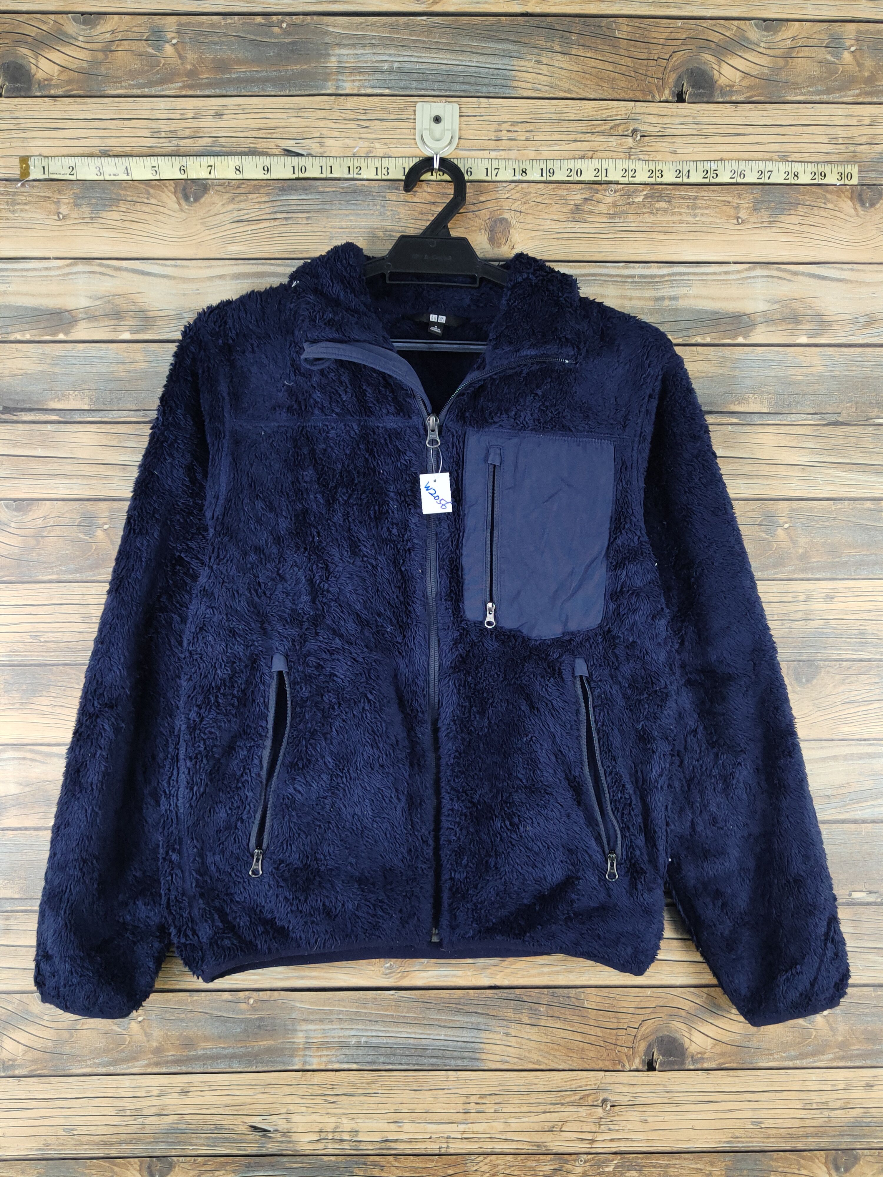 Japanese Brand Uniqlo Navy Fur Faux fleece Sweaters #W2056 Size US S / EU 44-46 / 1 - 1 Thumbnail