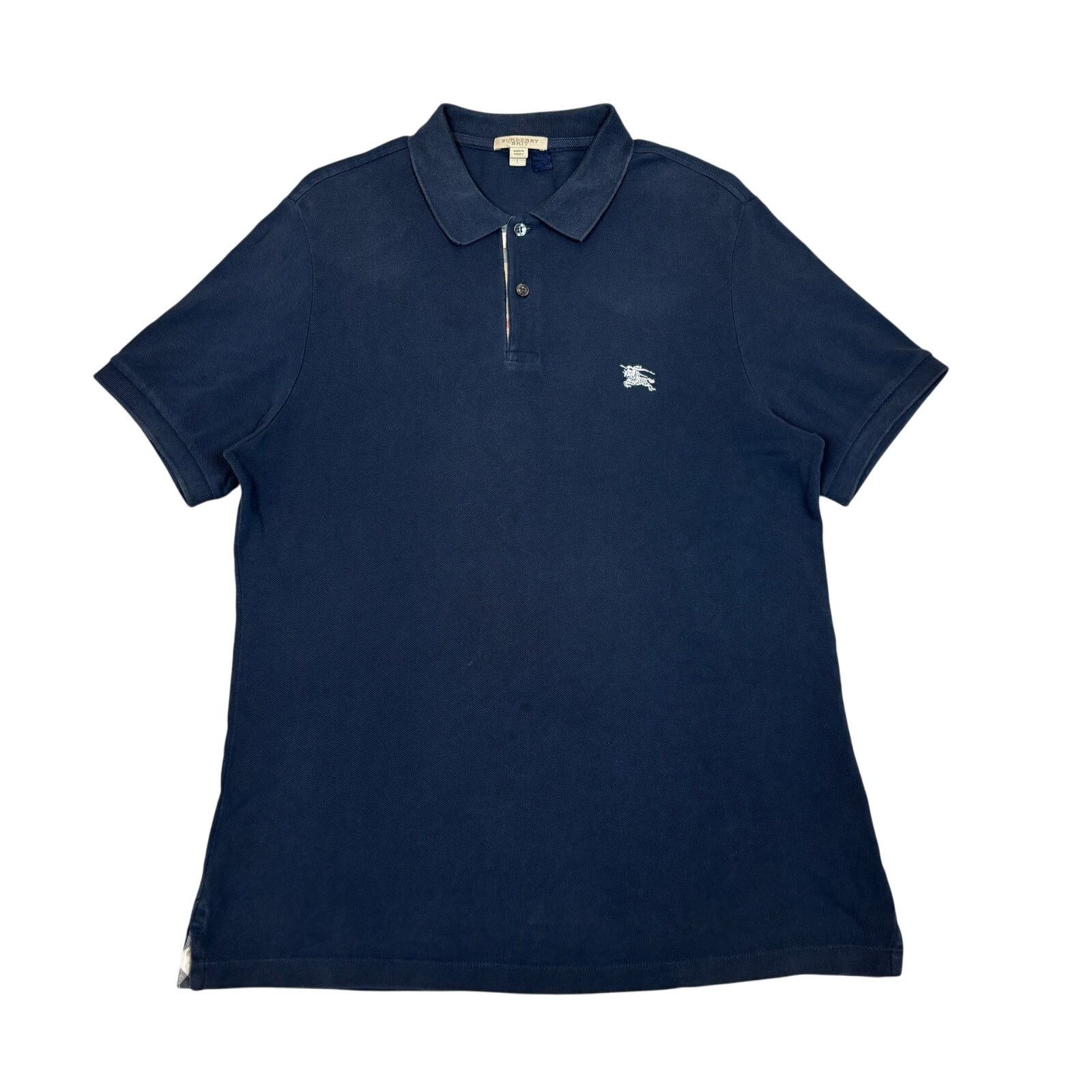 Burberry Burberry Vrit London Polo Shirt Men's Large Preppy Old Money Size US L / EU 52-54 / 3 - 1 Thumbnail